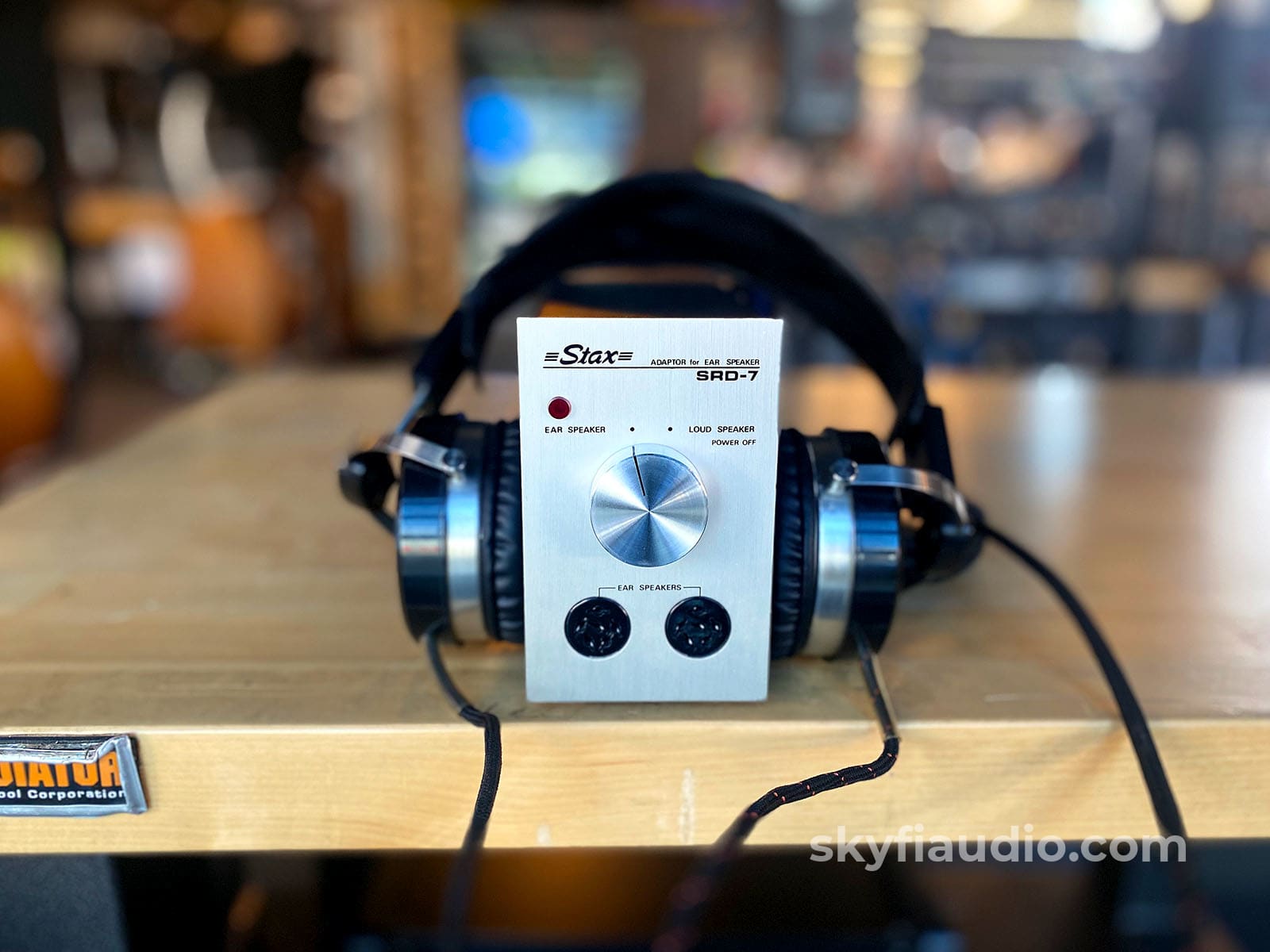 Stax Sr-X Mk3 Vintage Headphones And Srd-7 Amp Accessory