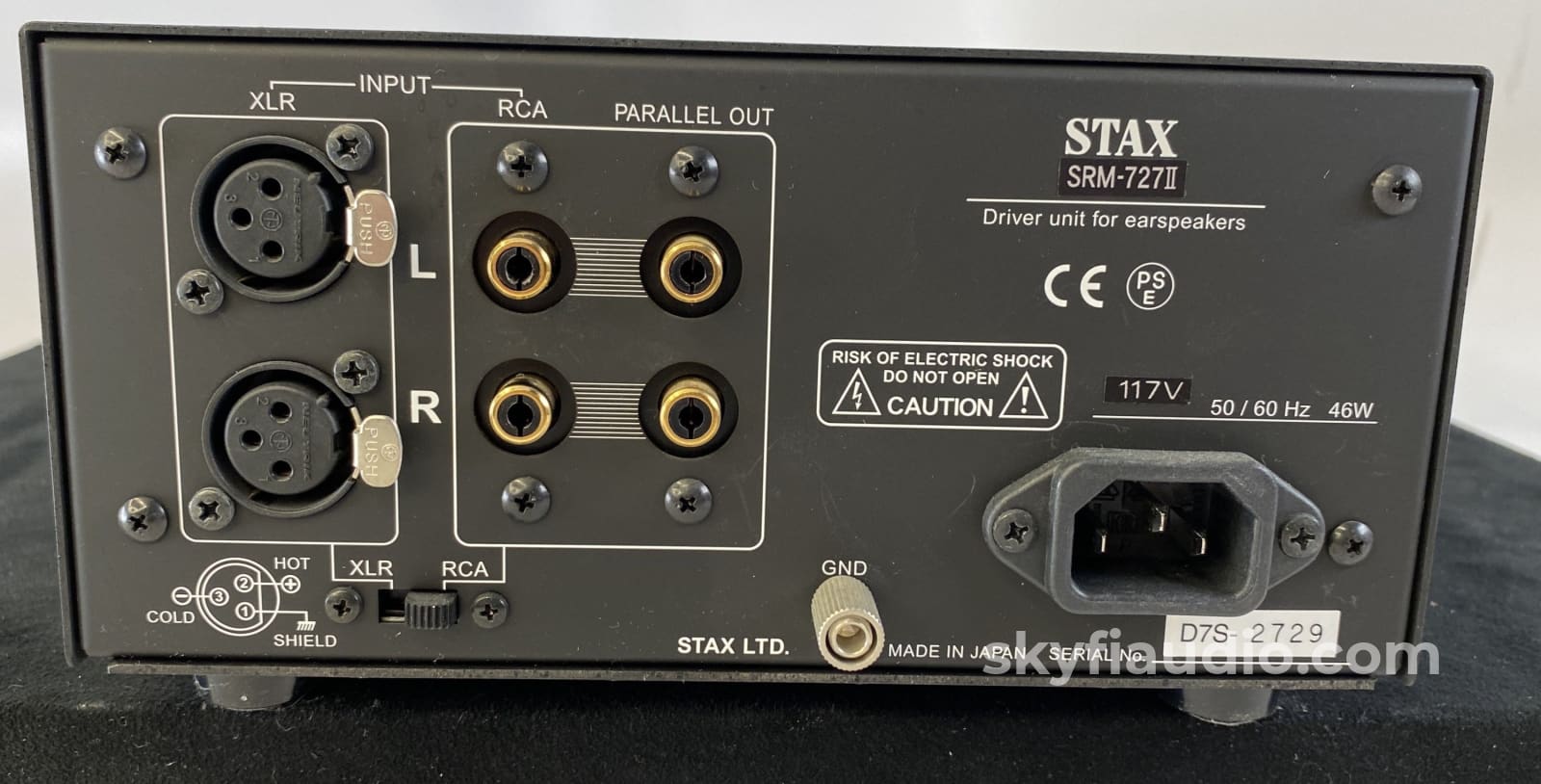 Stax Srm-727-Ii Headphone Amplifier With Lambda Classic Headphones