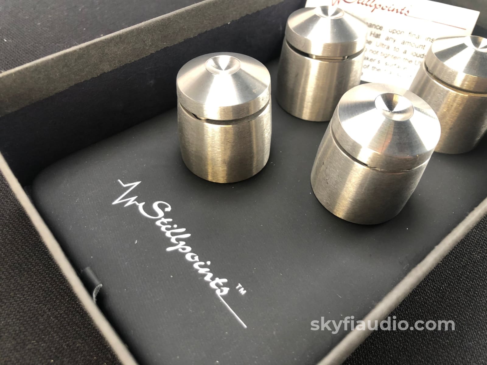 Stillpoints Ultra Ss (Stainless Steel) Audio Isolation Feet - In Box Accessory
