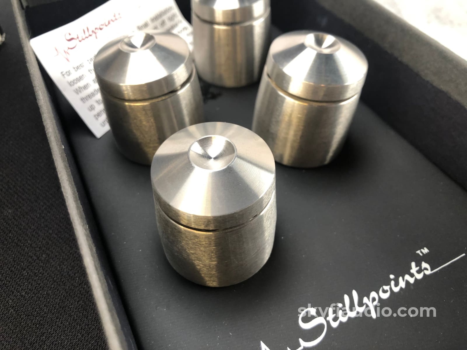 Stillpoints Ultra Ss (Stainless Steel) Audio Isolation Feet - In Box Accessory