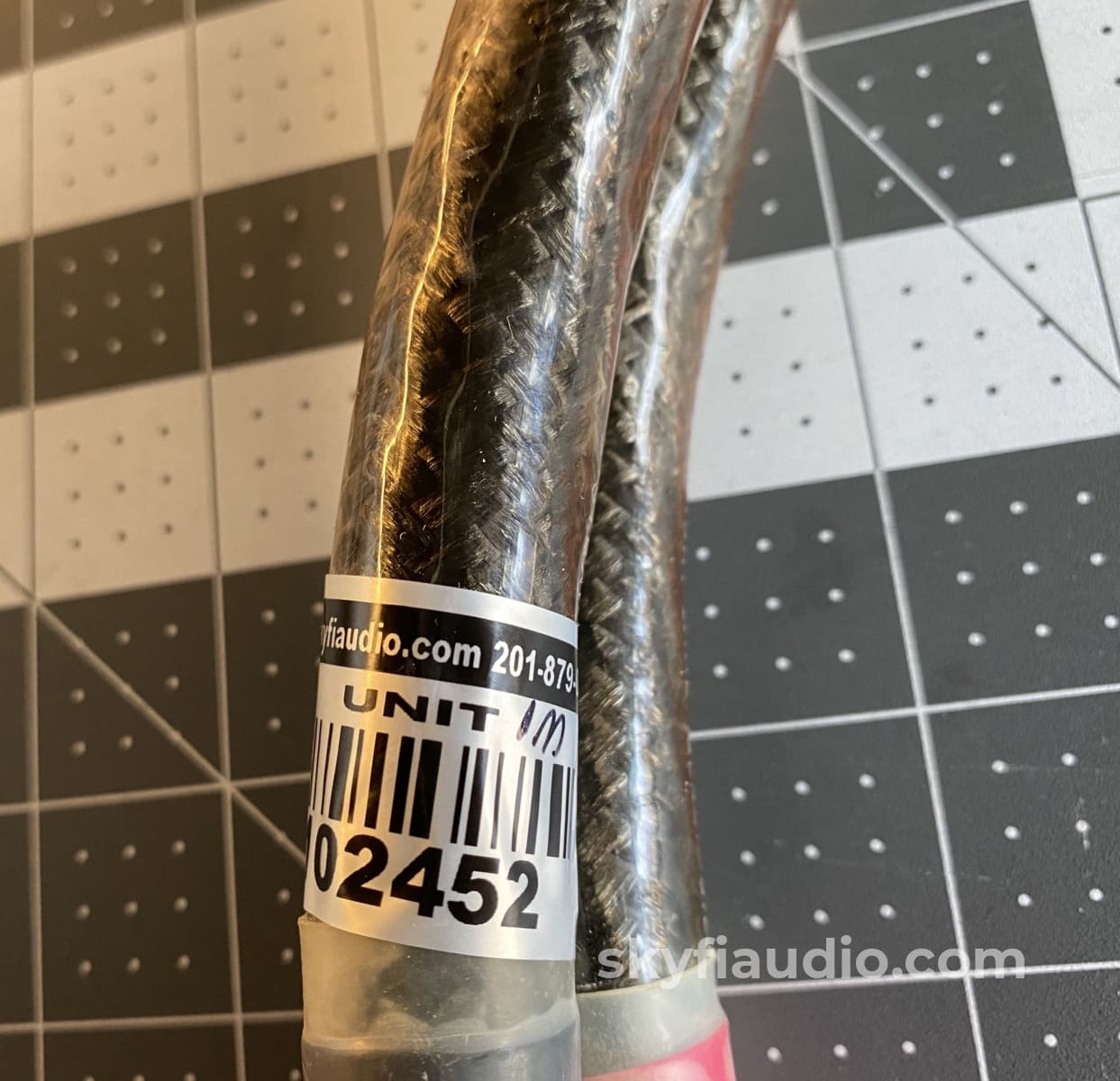 Straight Wire Black Silc Speaker Cables - 1 Meter Length Perfect For Monoblocks