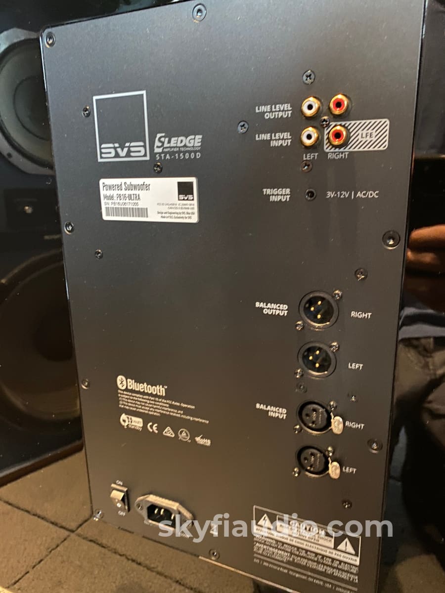 Svs Pb16-Ultra Series 16 Massive Subwoofer 1 500 Watts Rms! Speakers