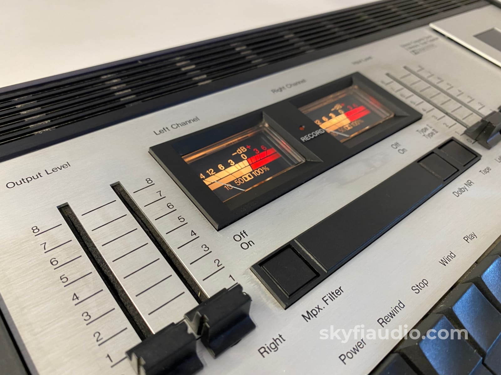 Tandberg Tcd 320 Tape Deck With Cool Vu Meters And Original Box