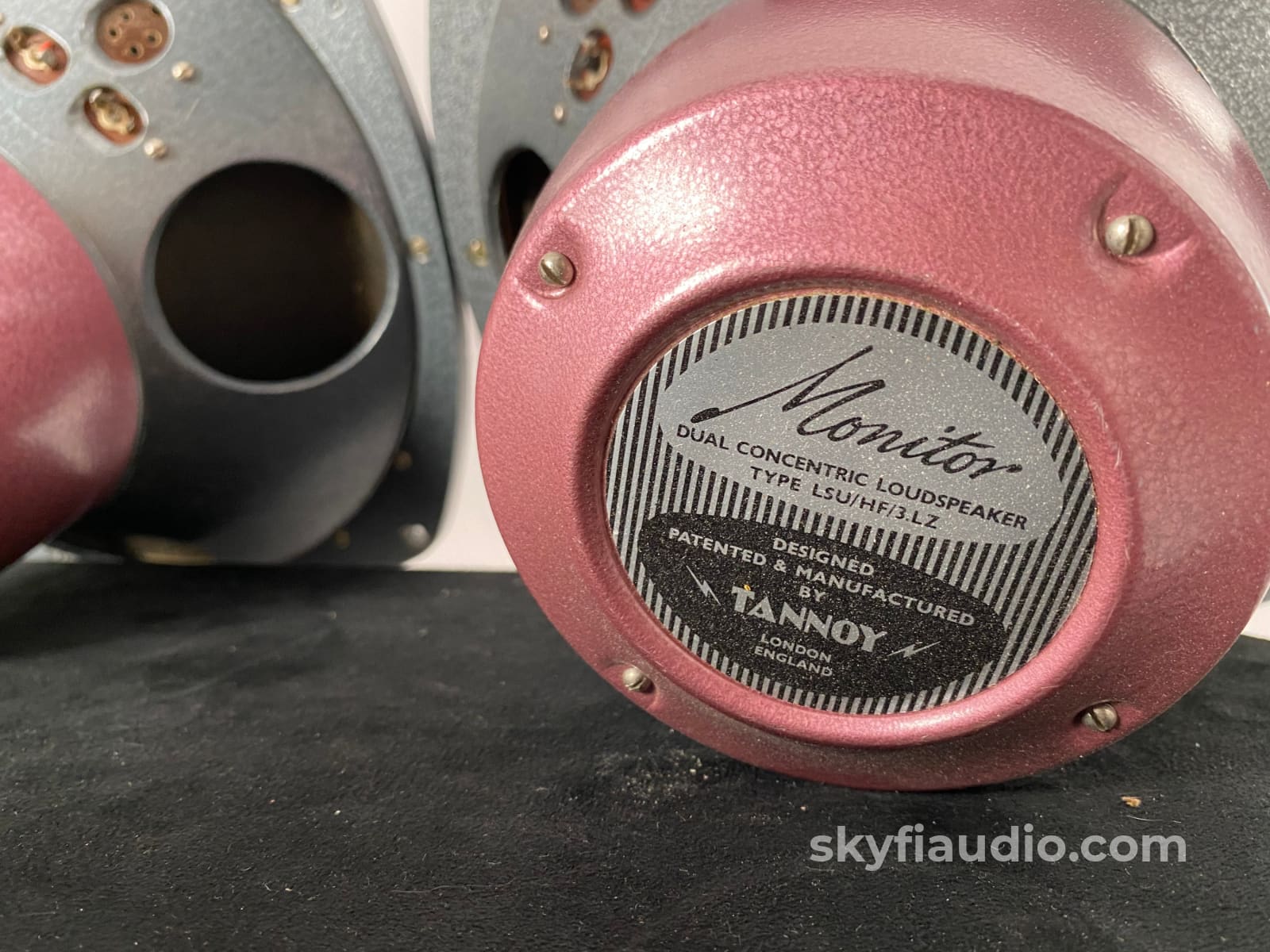 Tannoy 10 Red Vintage Drivers With Crossovers Speakers