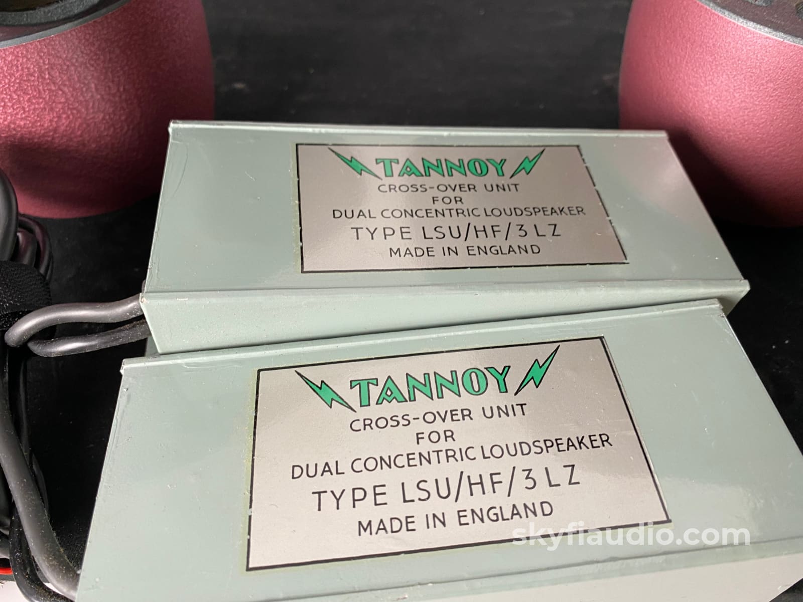 Tannoy 10 Red Vintage Drivers With Crossovers Speakers