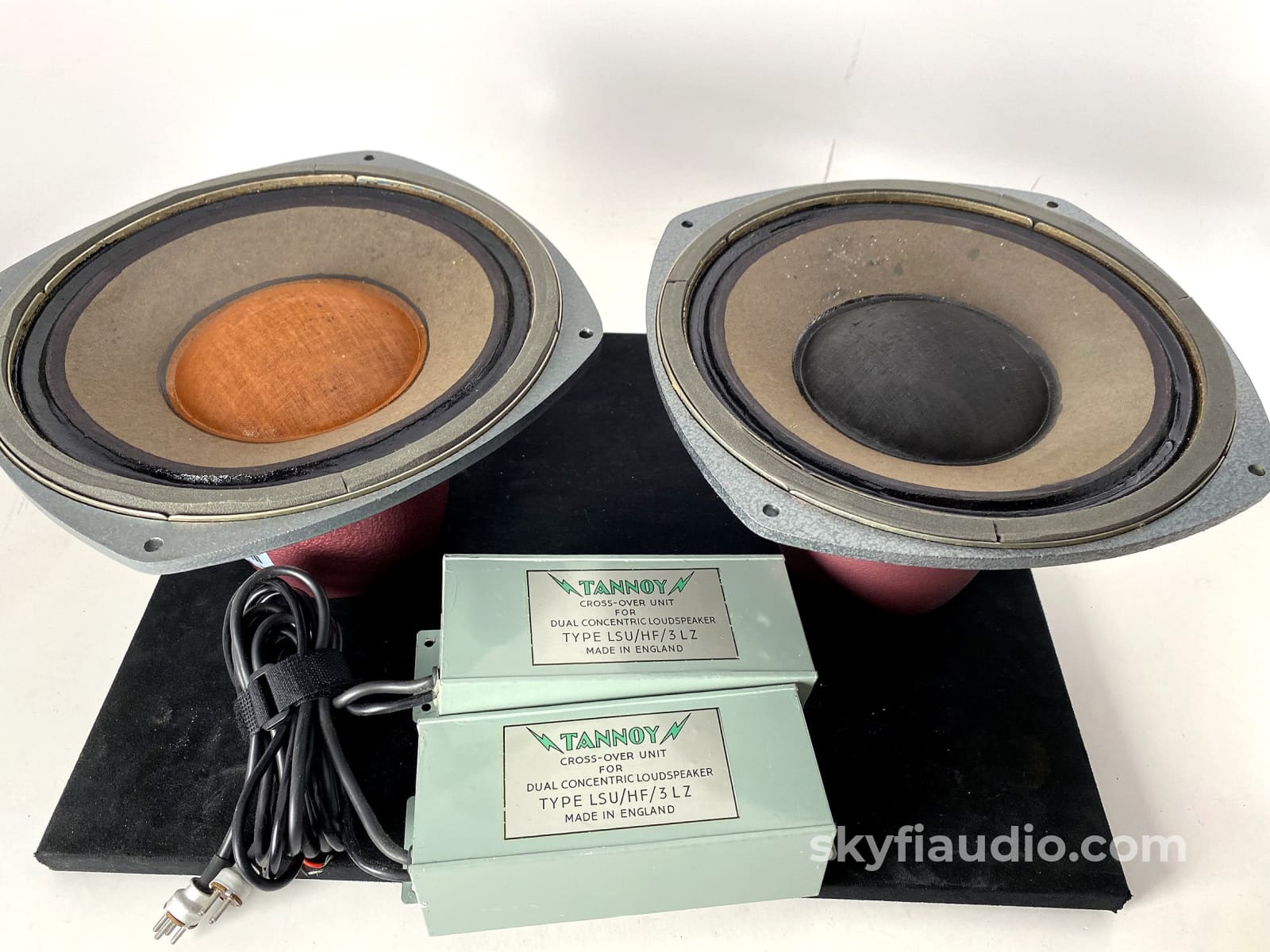 Tannoy 10 Red Vintage Drivers With Crossovers Speakers