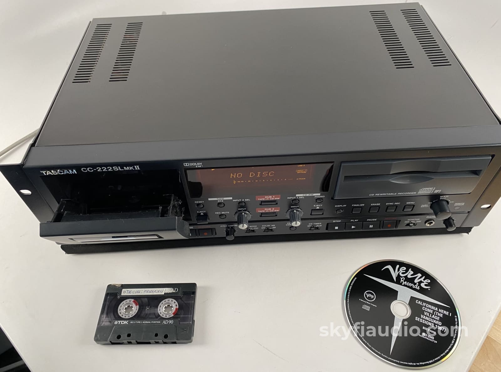 Tascam Cc-222Slmkii - Cd Recorder / Cassette Combination Deck + Digital
