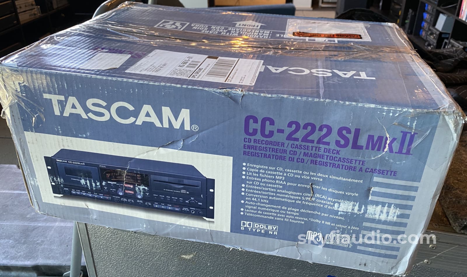 Tascam Cc-222Slmkii - Cd Recorder / Cassette Combination Deck + Digital