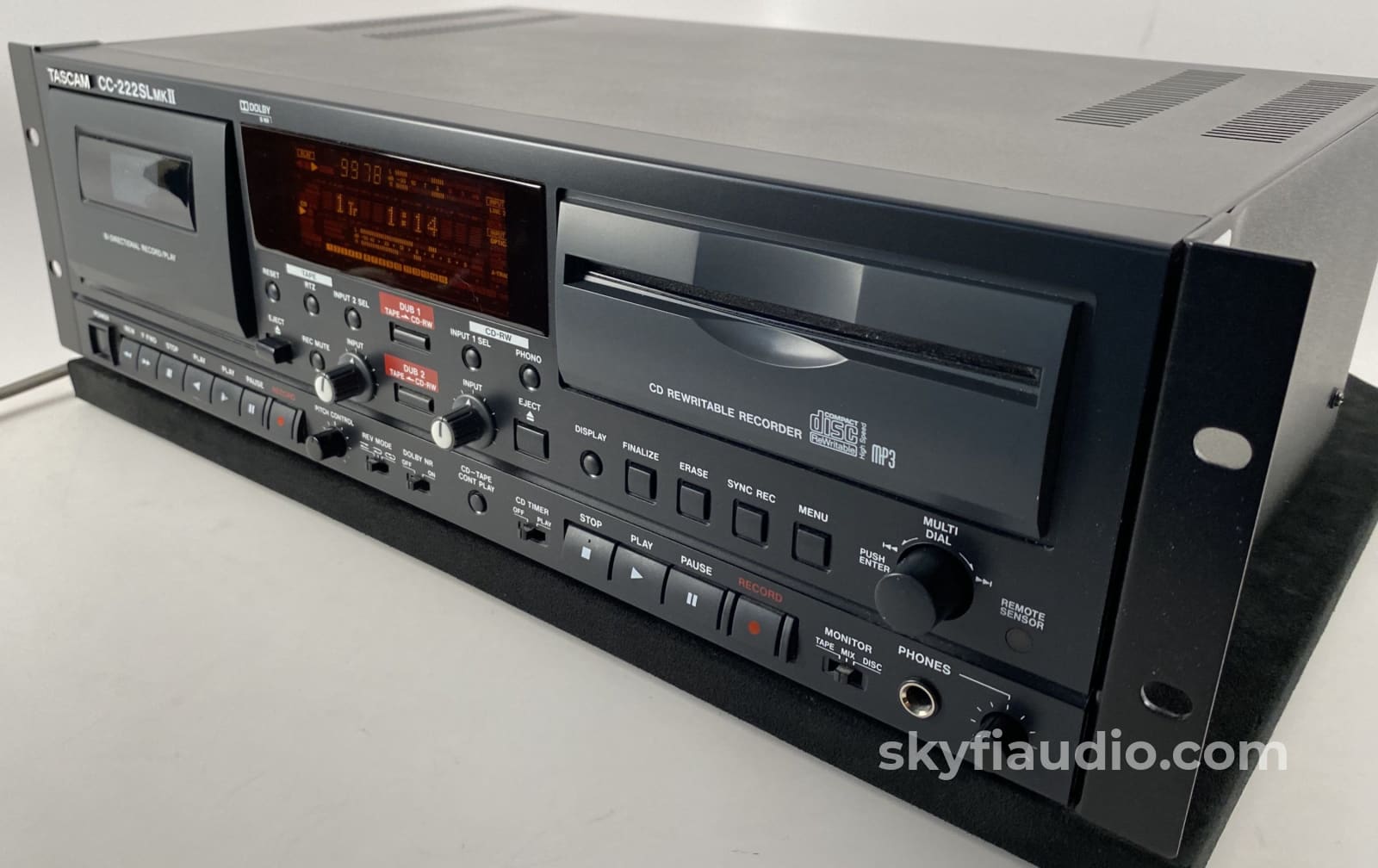 Tascam Cc-222Slmkii - Cd Recorder / Cassette Combination Deck + Digital
