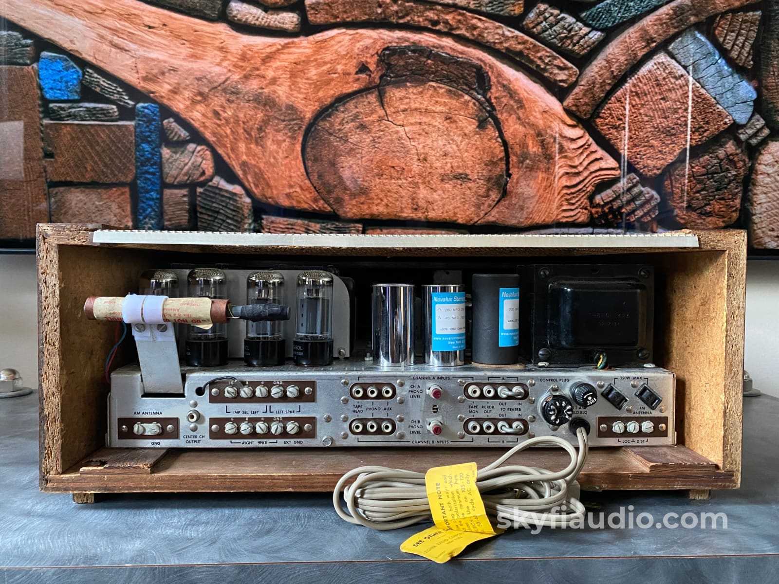 The Fisher 800-B - Fully Restored Am/Fm Tube Receiver Dual Magic Eyes! Integrated Amplifier