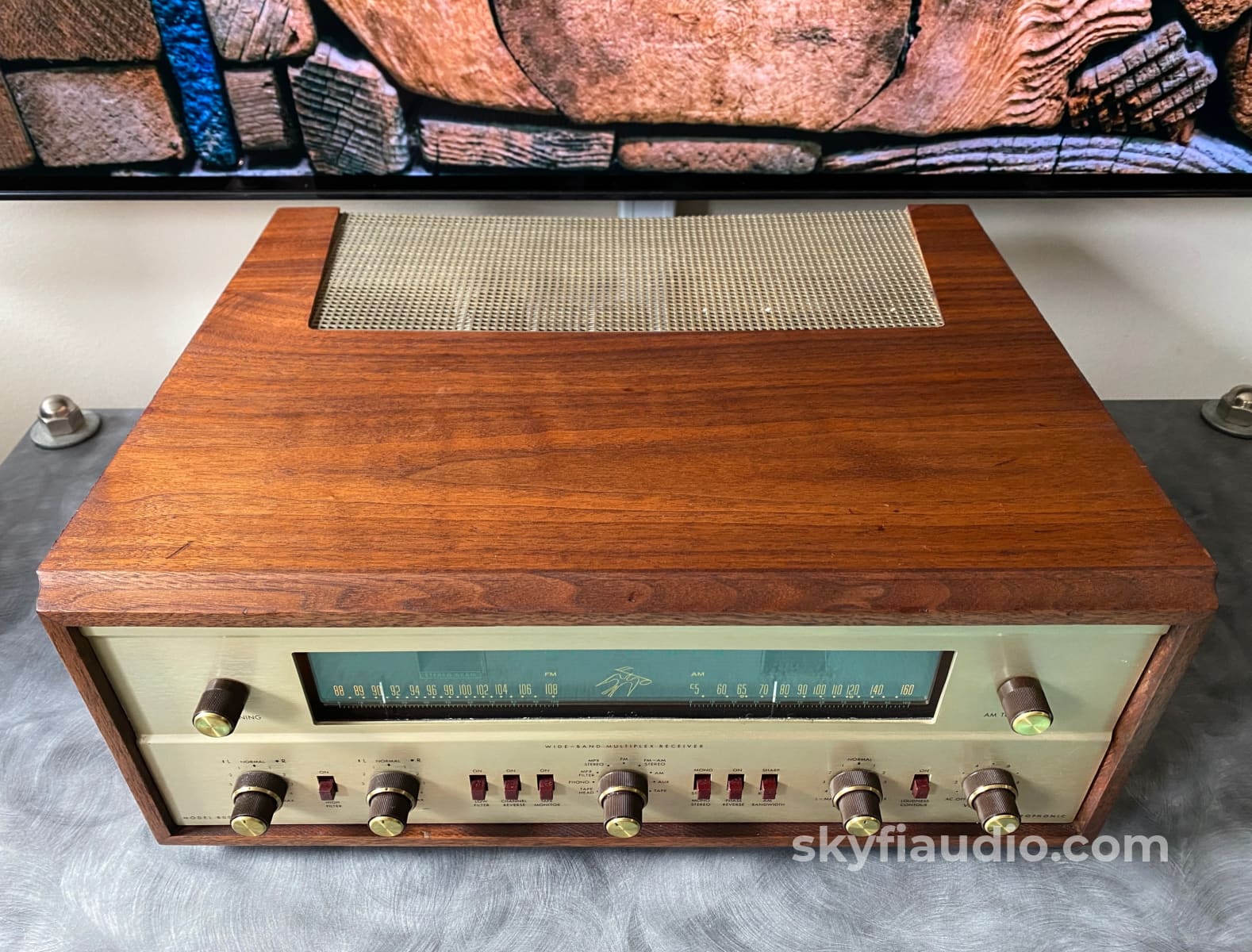 The Fisher 800-B - Fully Restored Am/Fm Tube Receiver Dual Magic Eyes! Integrated Amplifier