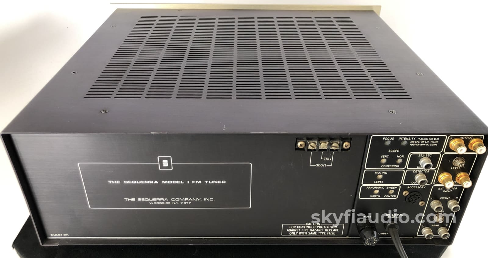 The Sequerra Model 1 Fm Tuner In A Super Rare Gold Finish