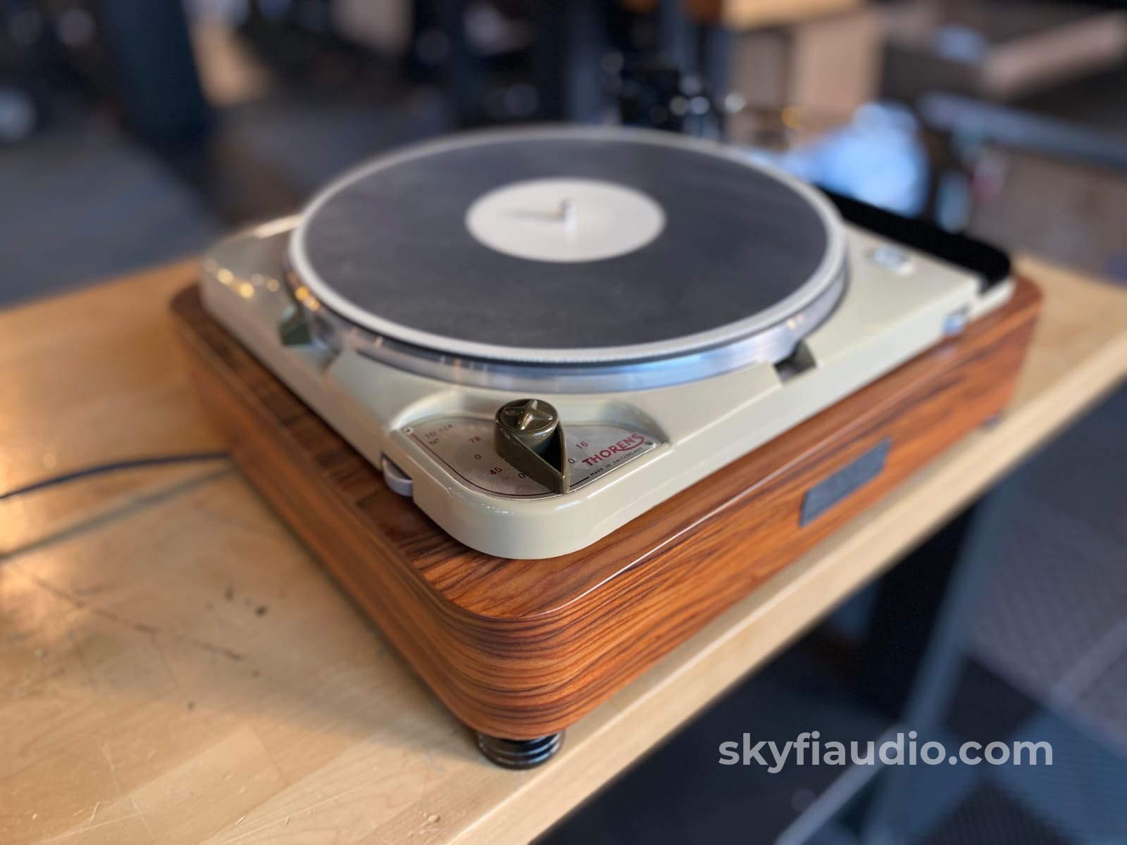 Thorens Td-124 Vintage Turntable - Skyfi Custom Build With Sme Arm And New Sumiko