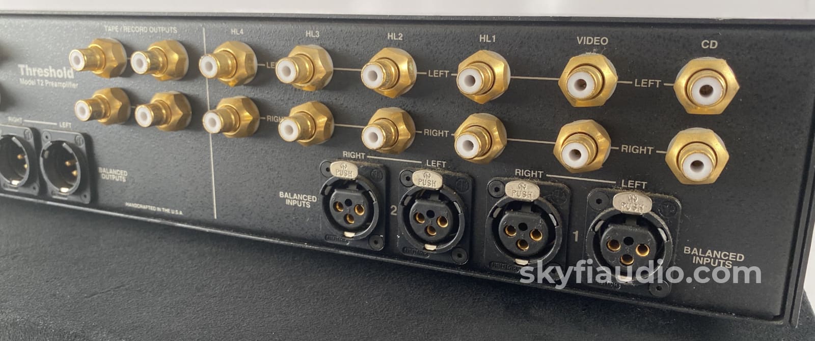 Threshold Model T2 Solid State Vintage Preamp W/Outboard Power Supply Preamplifier