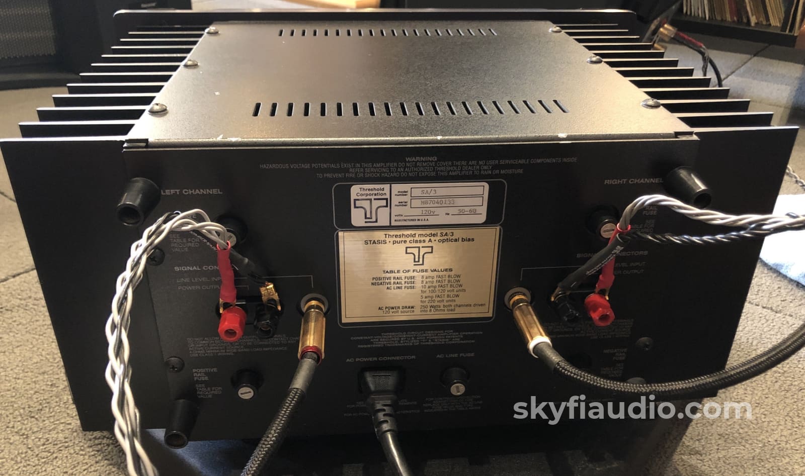 Threshold Sa/3 Stasis Amplifier - 50 Glorious Class A Watts