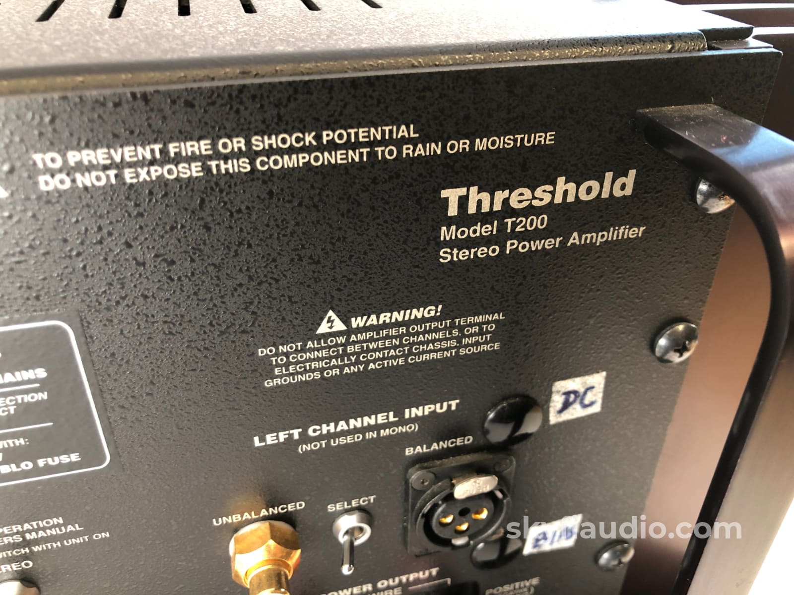 Threshold T-200 Vintage Solid State Amplifier - Stereophile Class A!