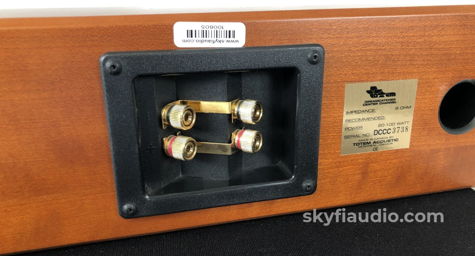 Totem Dreamcatcher Center Channel Speaker - Like New Gorgeous Mahogany Finish Speakers