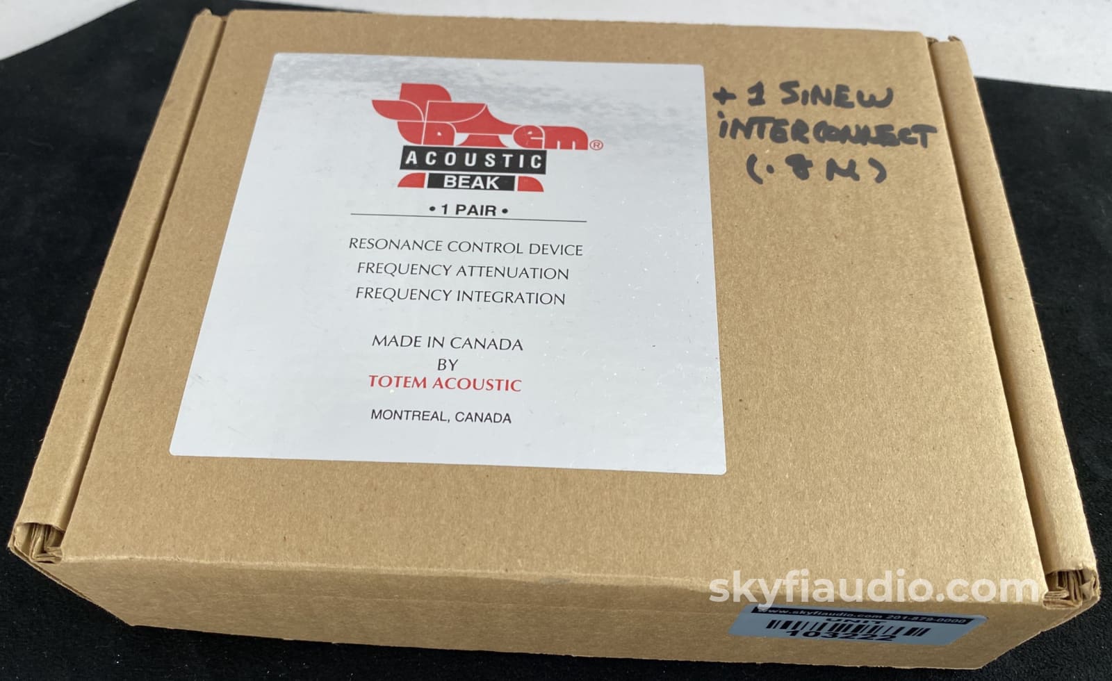 Totem Sinew Rca Cable Rare With High-End Wbt Connectors 1M Cables