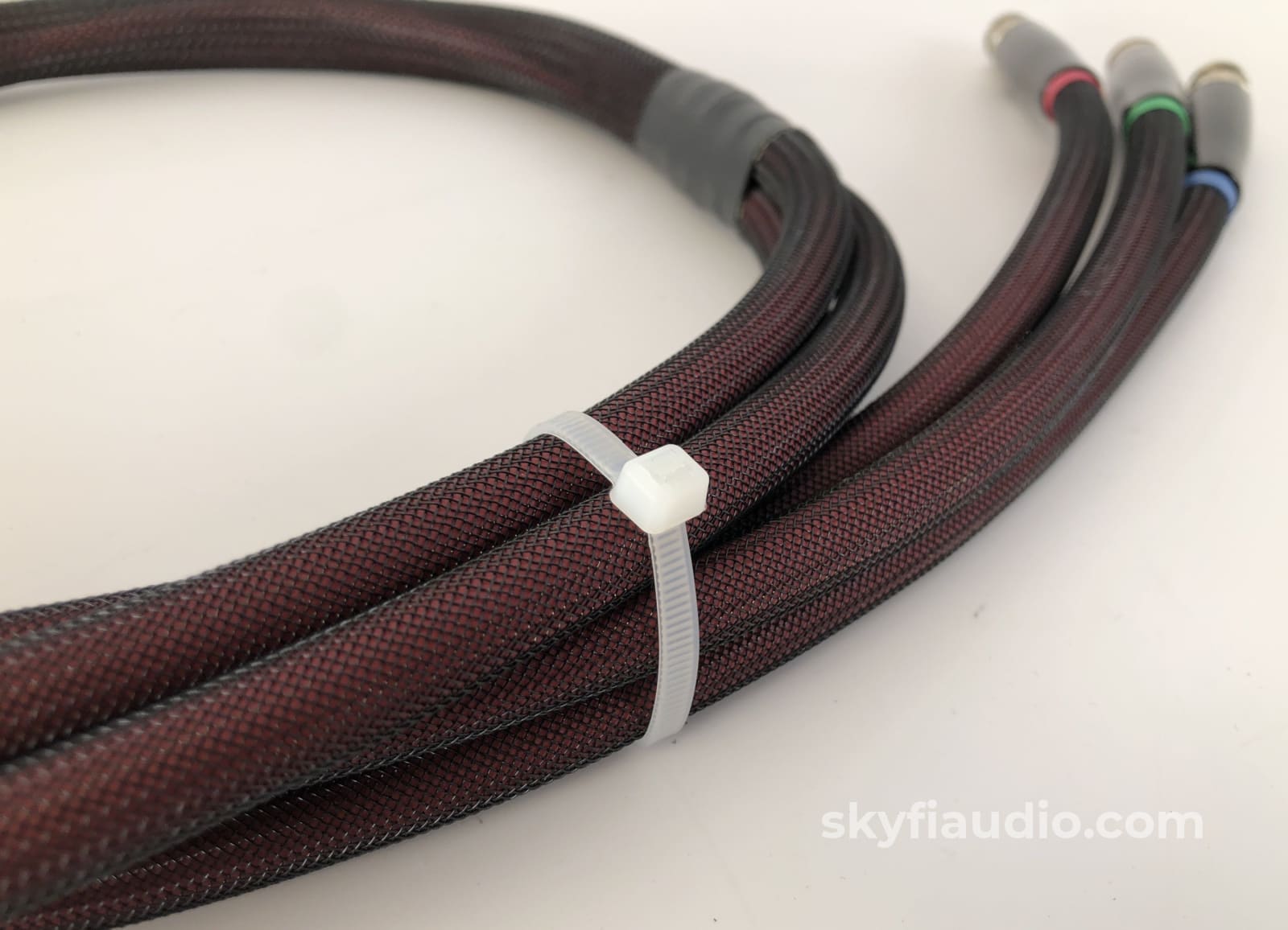 Transparent Cable - High Fidelity Rca To Bnc Component Video 4Ft Cables