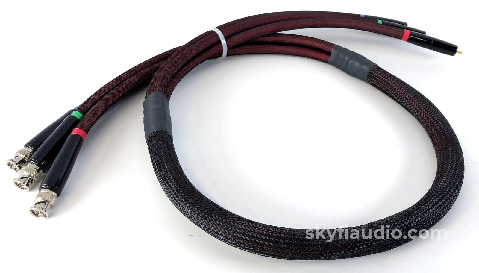 Transparent Cable - High Fidelity Rca To Bnc Component Video 4Ft Cables