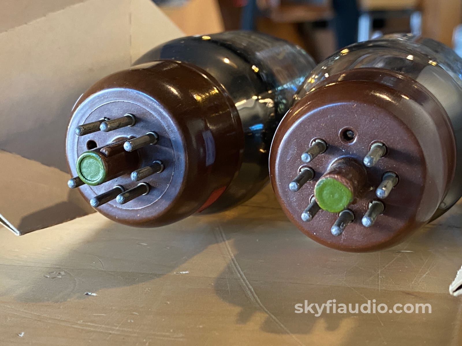 Vintage Original Genalex Gold Lion Kt66 Tubes - Strong Testing Matched Pair Boxes Ue Accessory