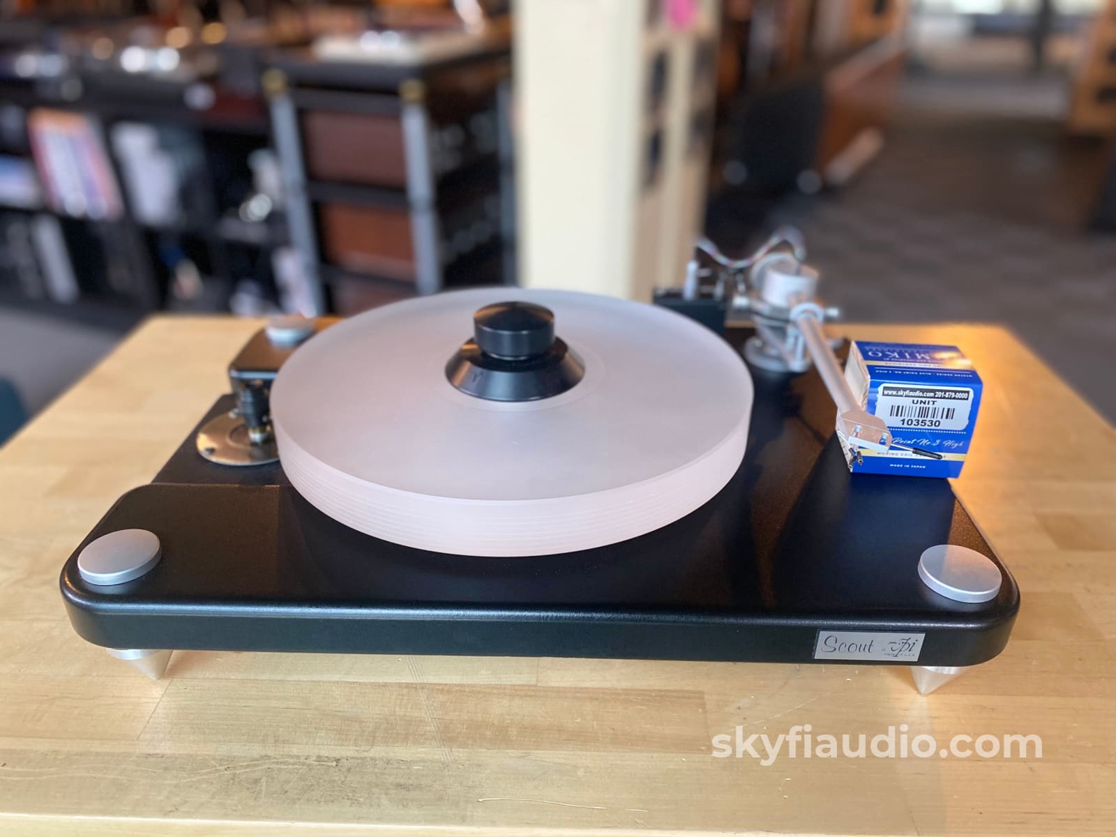 Vpi Scout Turntable W/New Best Selling Sumiko Moving-Coil Phono Cartridge