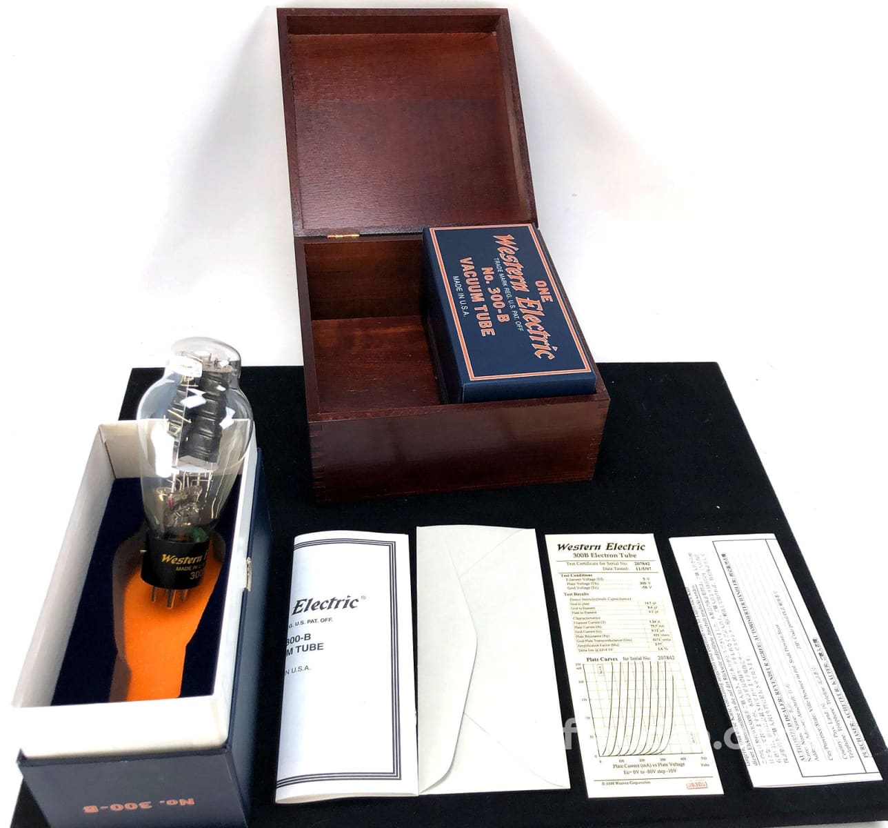 Western Electric No. 300-B Re-Issue Nos Tubes - New Matched Pair (Set 1 Of 3) Accessory