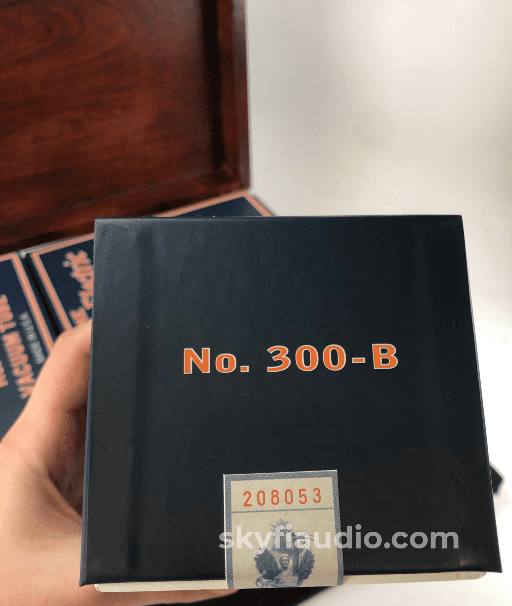 Western Electric No. 300-B Re-Issue Nos Tubes - New Matched Quad Set (Set 2 Of 2) Accessory