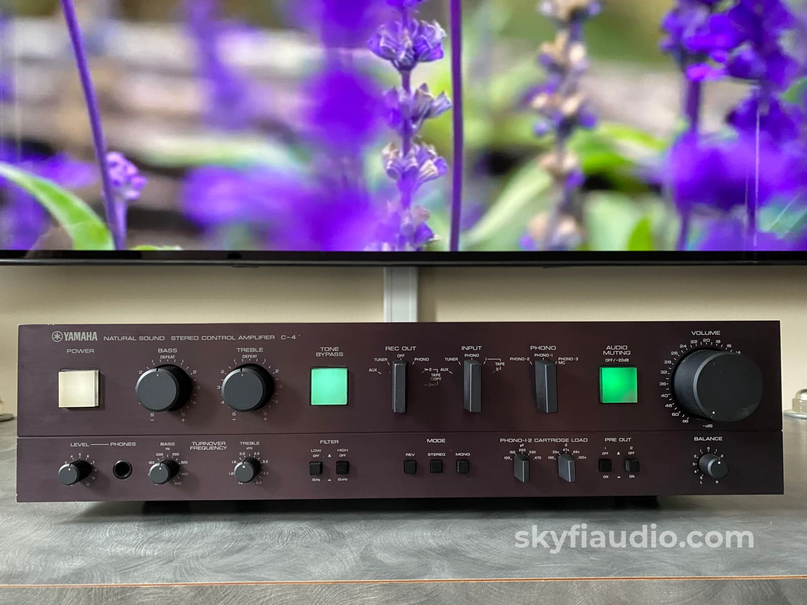 Yamaha C-4 Preamplifier - Serviced And Upgraded Vinyl Lovers Dream Phono Preamp