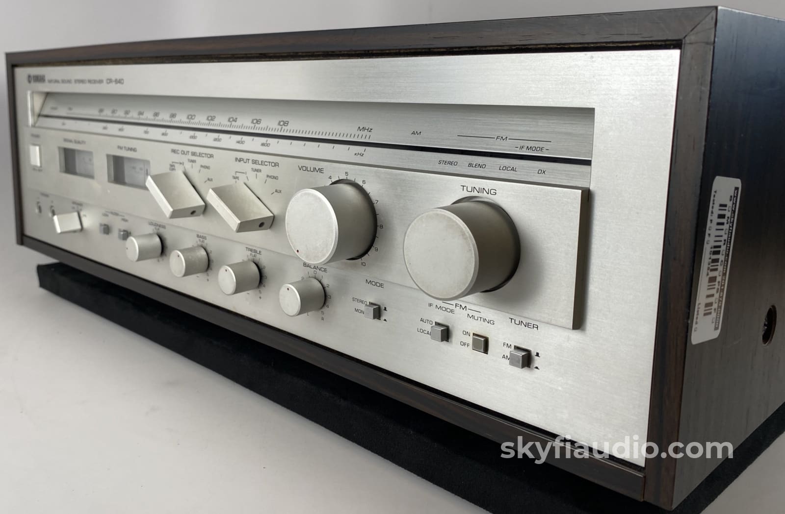 Yamaha Cr-640 Vintage Natural Sound Stereo Receiver Integrated Amplifier