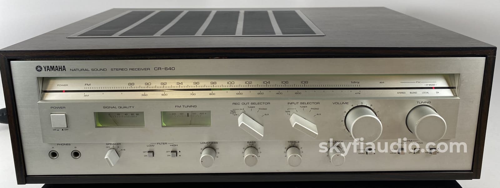 Yamaha Cr-640 Vintage Natural Sound Stereo Receiver Integrated Amplifier