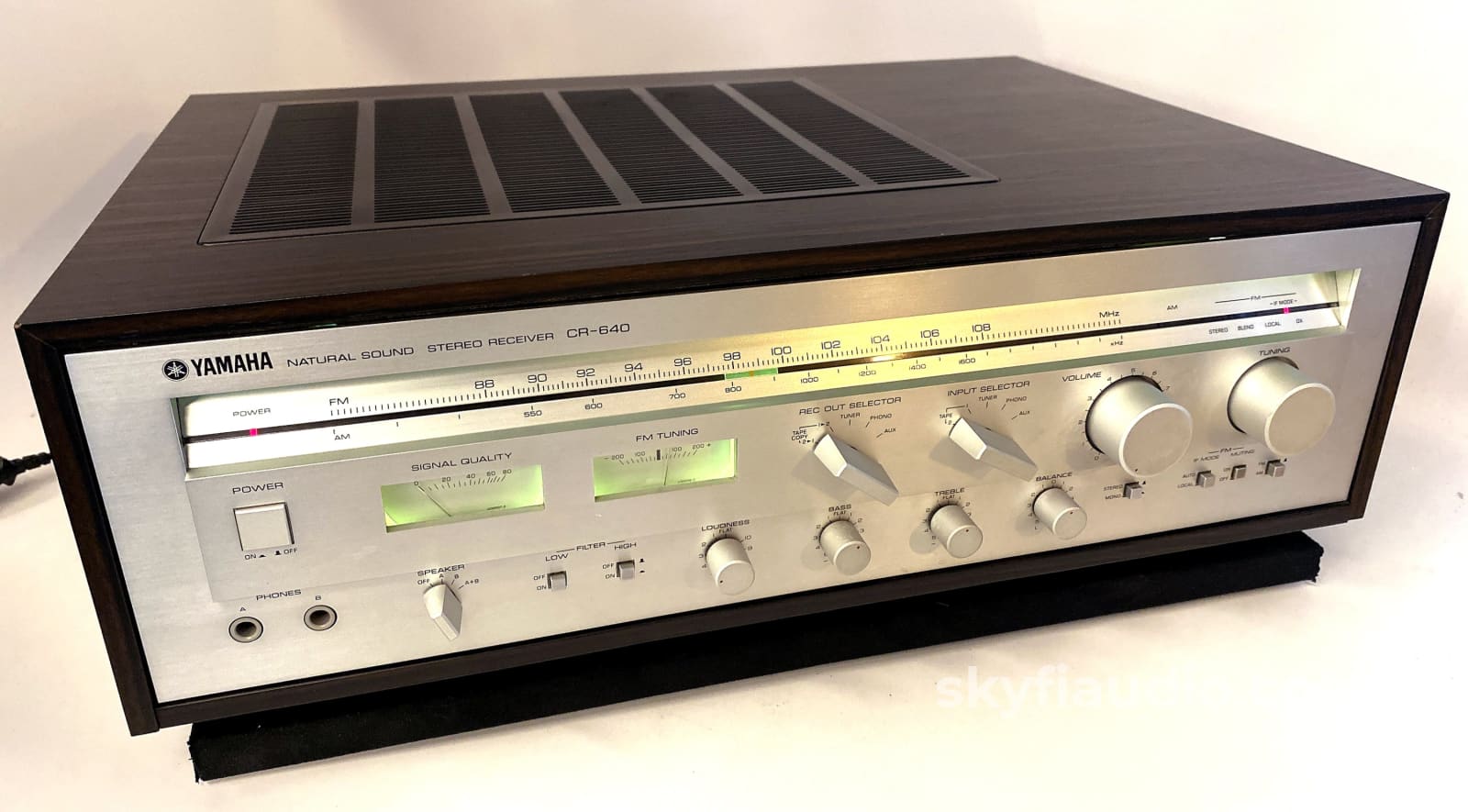 Yamaha Cr-640 Vintage Natural Sound Stereo Receiver Integrated Amplifier