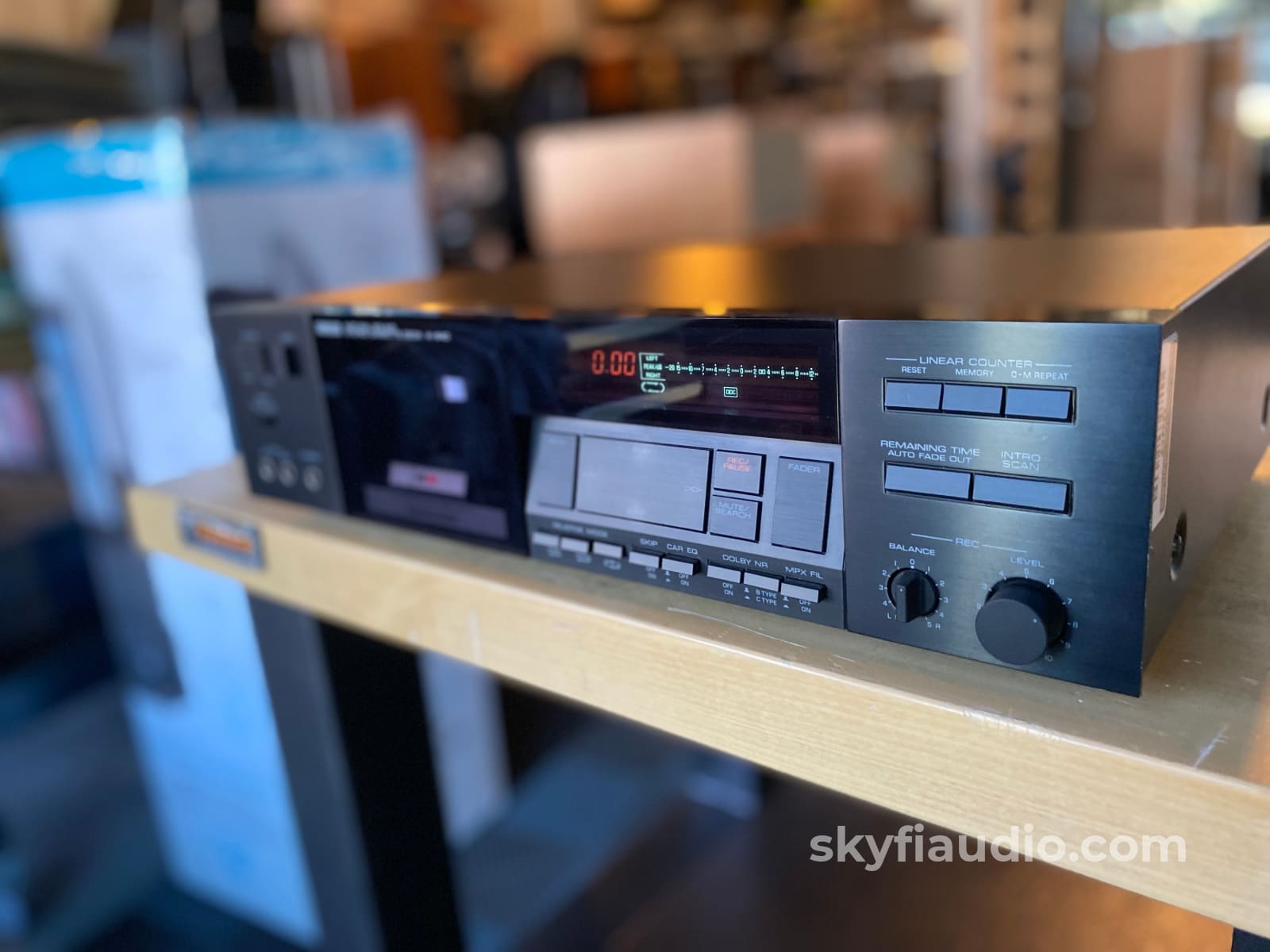 Yamaha K-640 Auto Reverse Cassette Deck - Tested And Working Great Tape