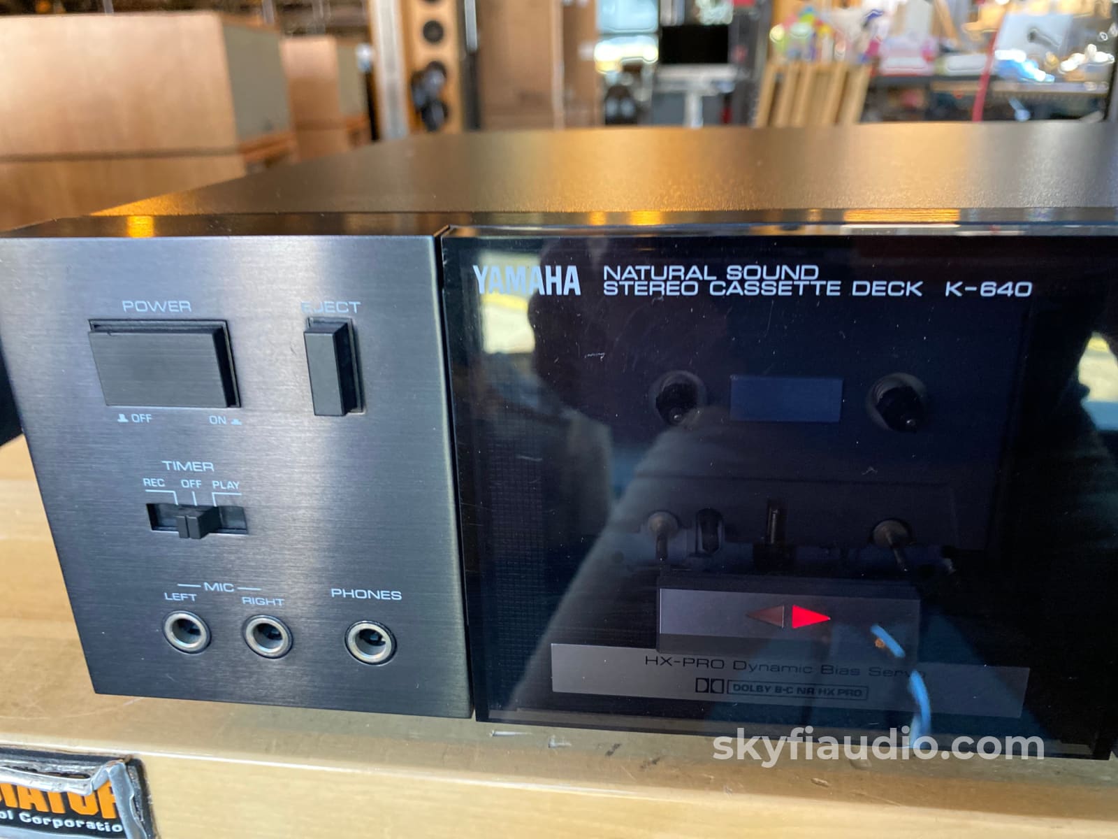 Yamaha K-640 Auto Reverse Cassette Deck - Tested And Working Great Tape