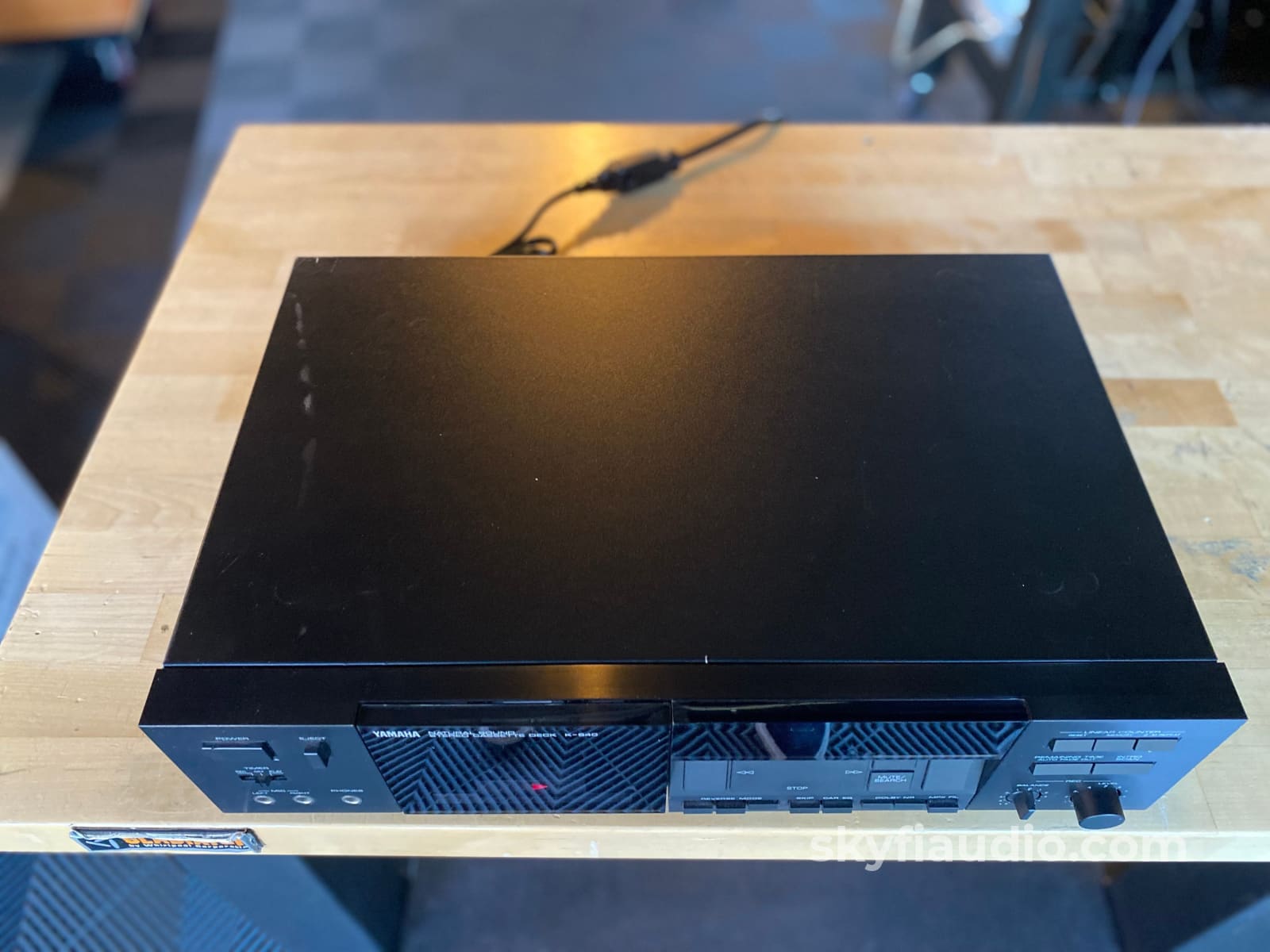 Yamaha K-640 Auto Reverse Cassette Deck - Tested And Working Great Tape