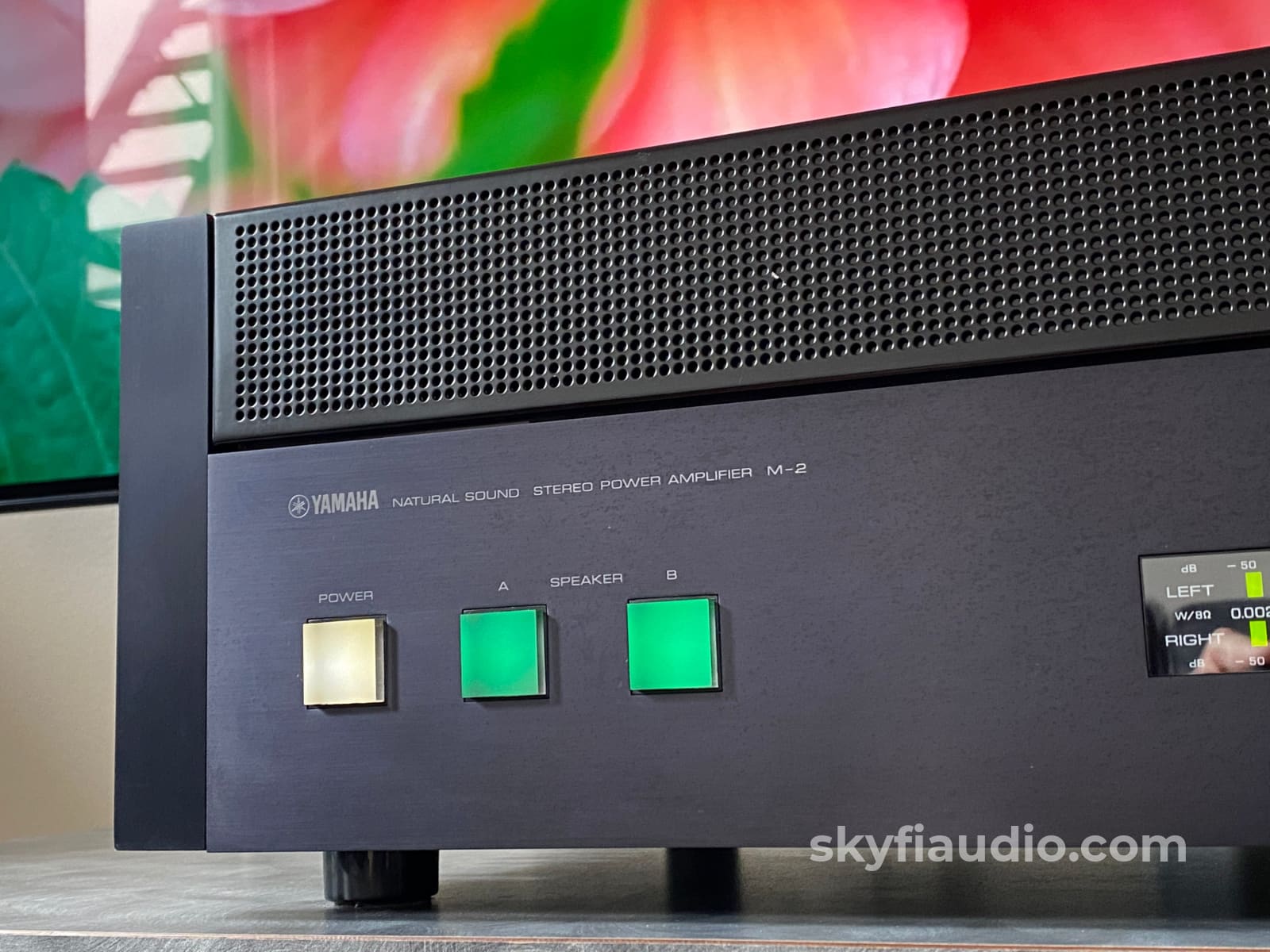 Yamaha M-2 Vintage Amplifier With Vu Meters - Serviced And Upgraded