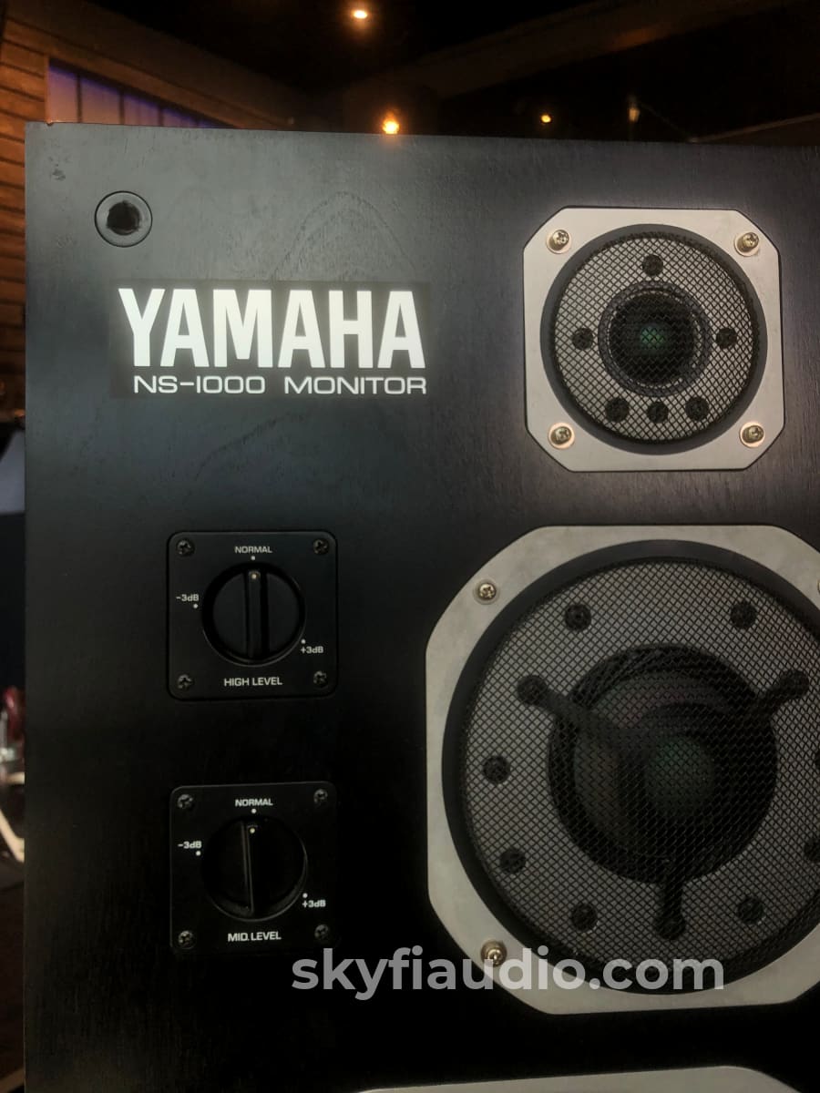 Yamaha Ns-1000M Vintage Studio Monitor Speakers With Beryllium Drivers!
