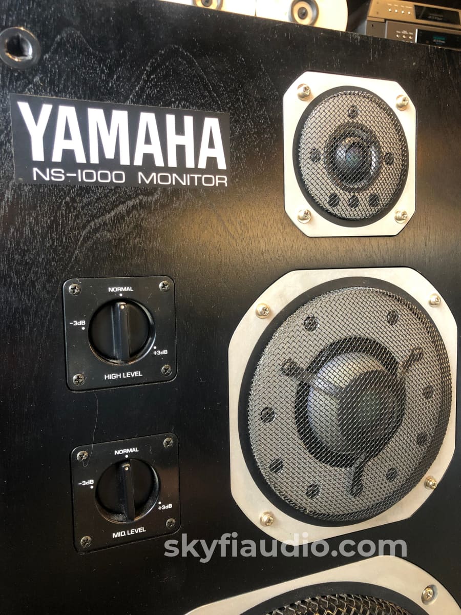 Yamaha Ns-1000M Vintage Studio Monitor Speakers With Beryllium Drivers!