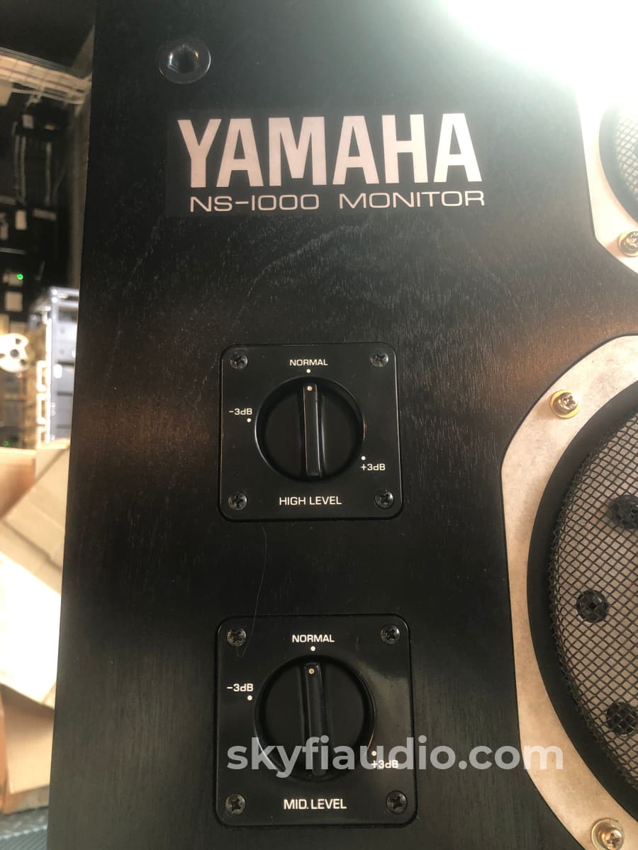 Yamaha Ns-1000M Vintage Studio Monitor Speakers With Beryllium Drivers!