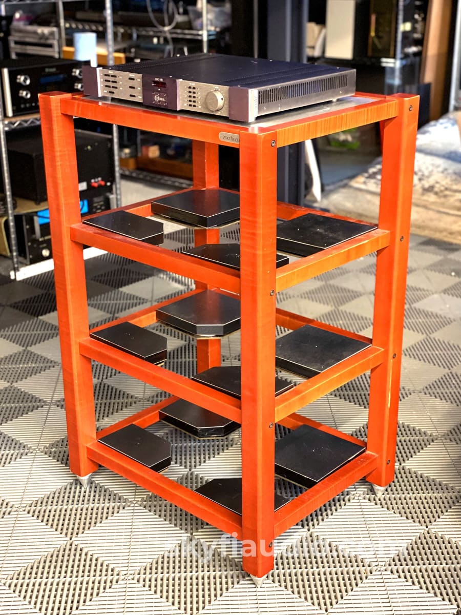 Zoethecus Four Shelf Isolating Audio Rack (40) With Z-Slab Accessory