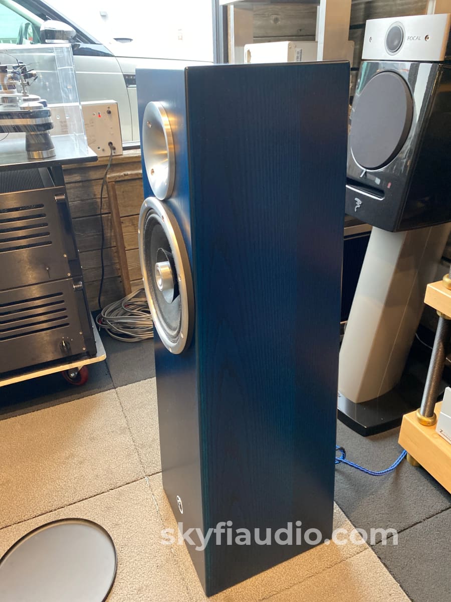 Zu Audio Soul Supreme In Deep Teal Hickory - Gorgeous! Speakers