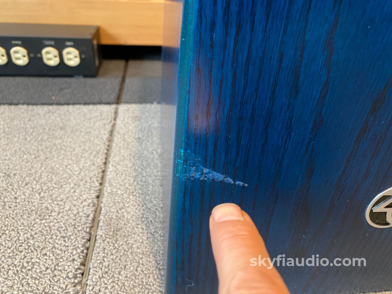 Zu Audio Soul Supreme In Deep Teal Hickory - Gorgeous! Speakers