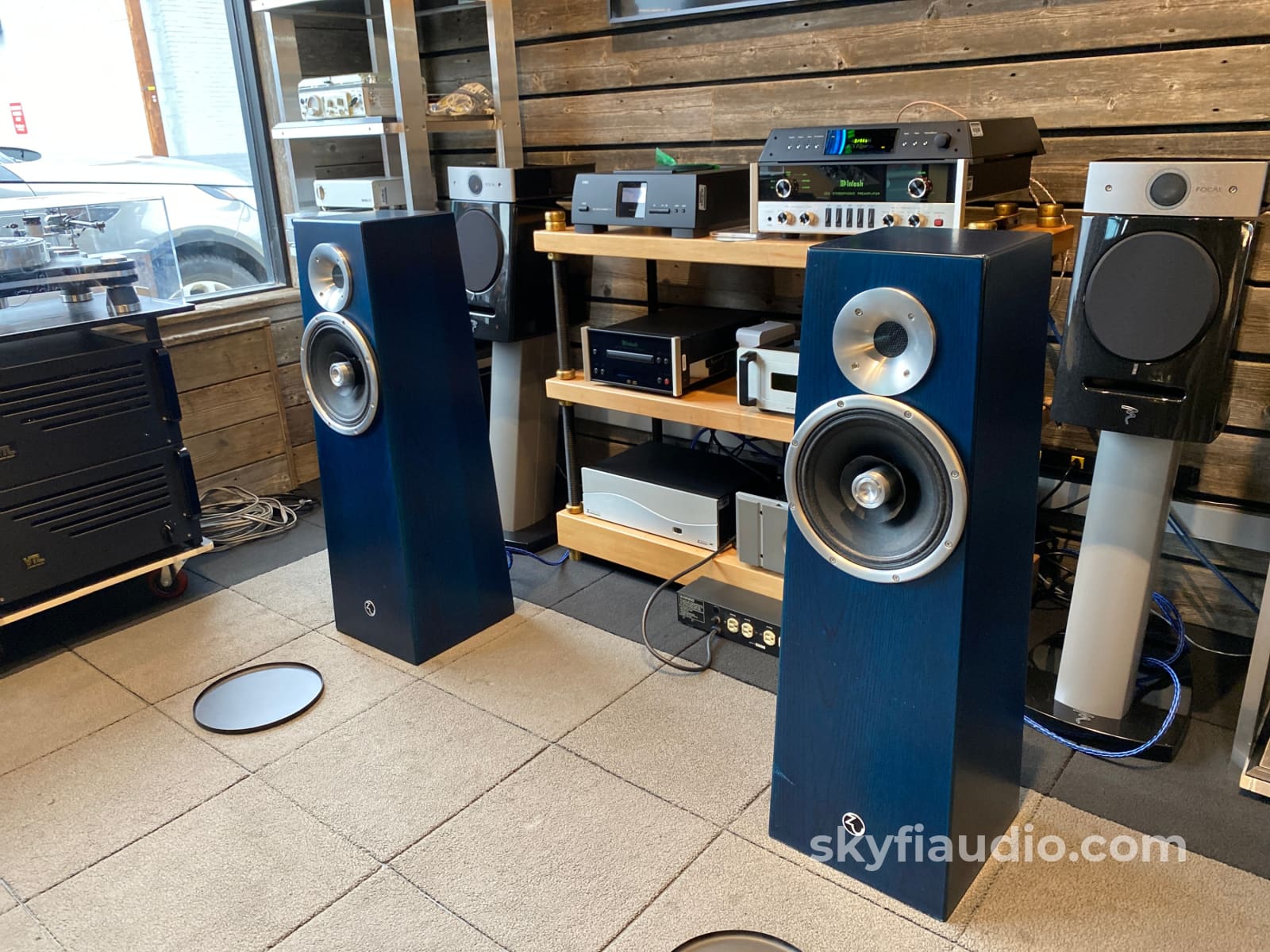 Zu Audio Soul Supreme In Deep Teal Hickory - Gorgeous! Speakers