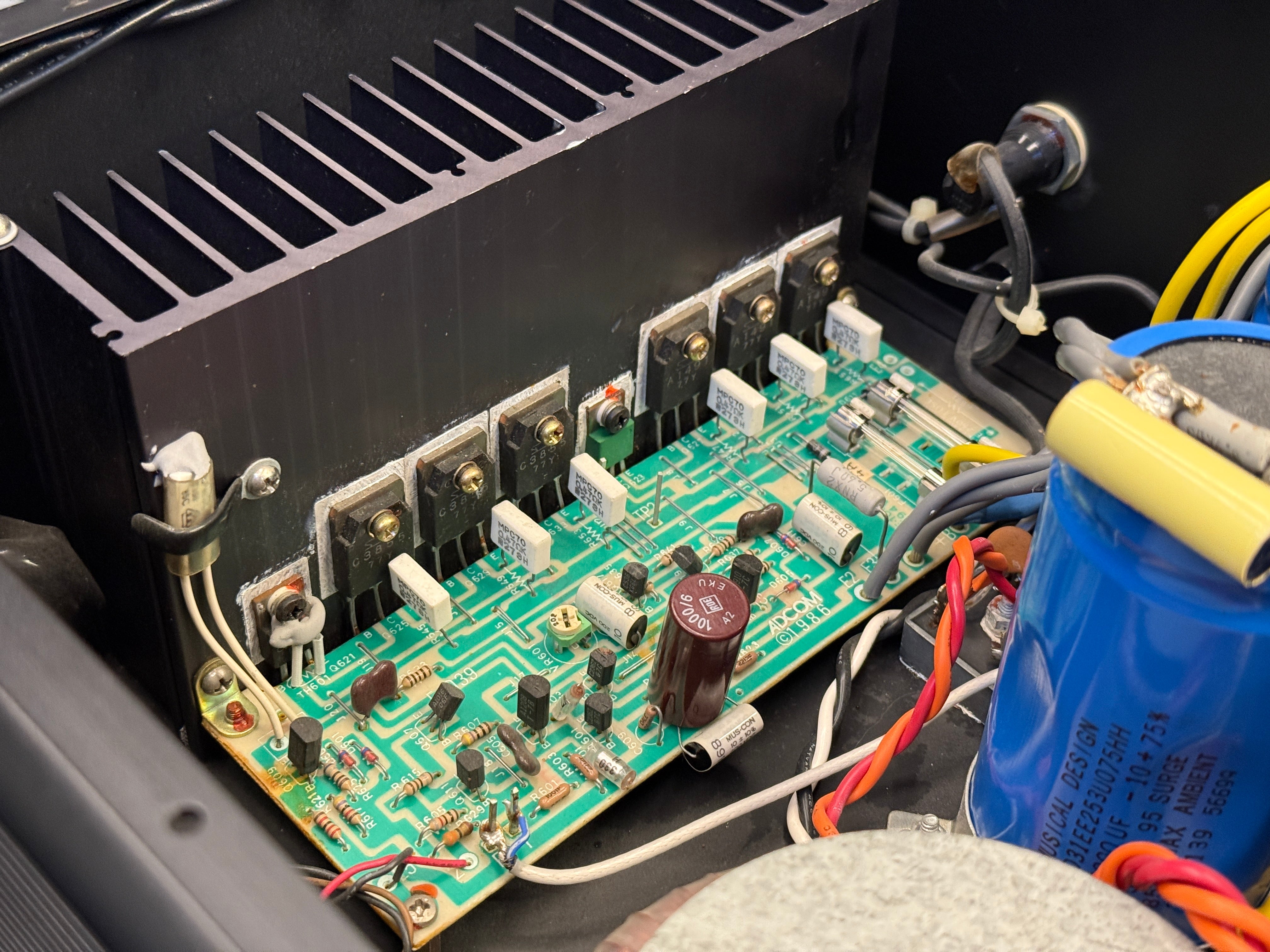 Adcom GFA-545 Solid State Amplifier - Upgraded by Musical Concepts