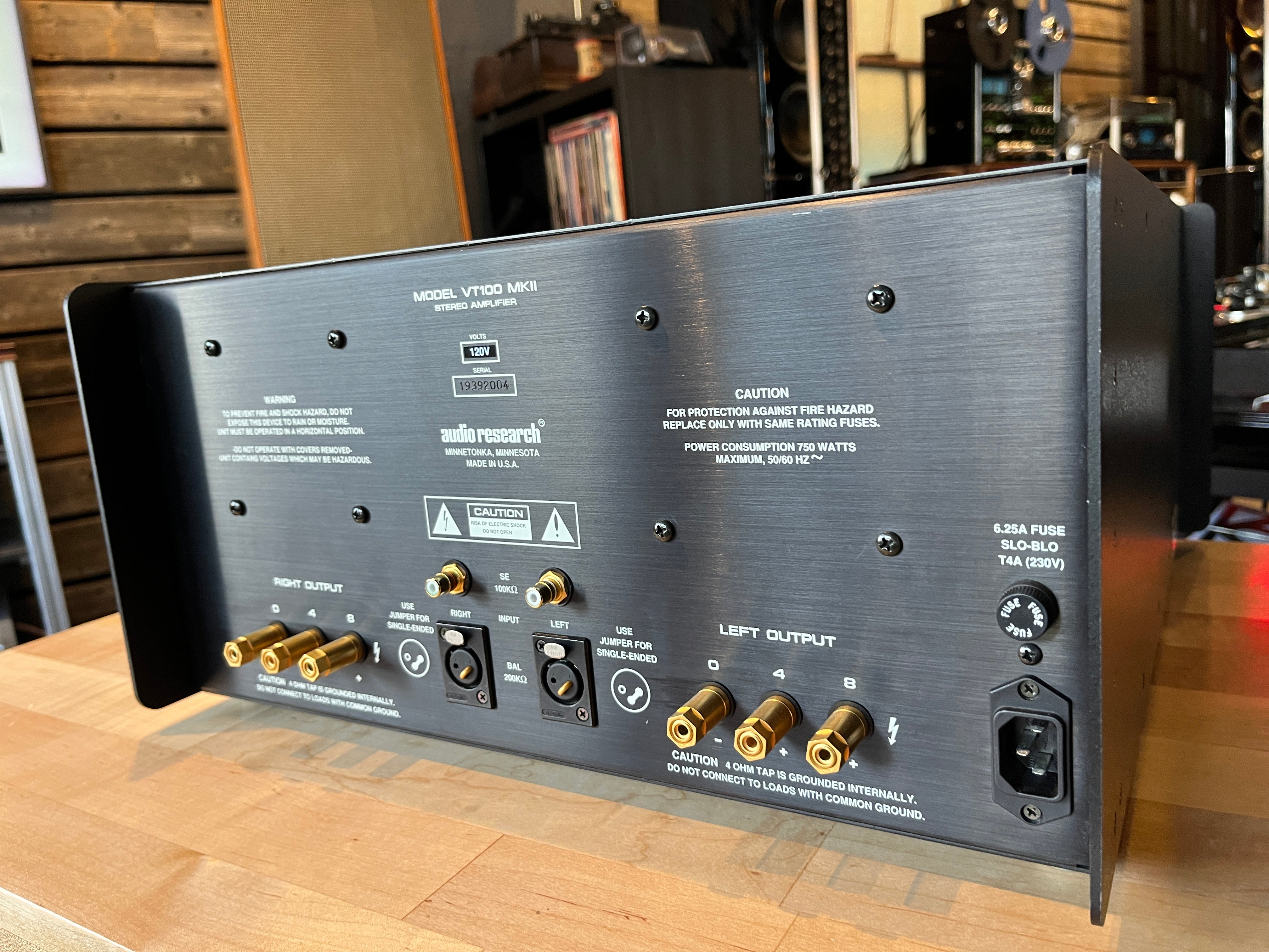 Audio Research VT100 MKII Tube Amplifier - Serviced + New Tubes