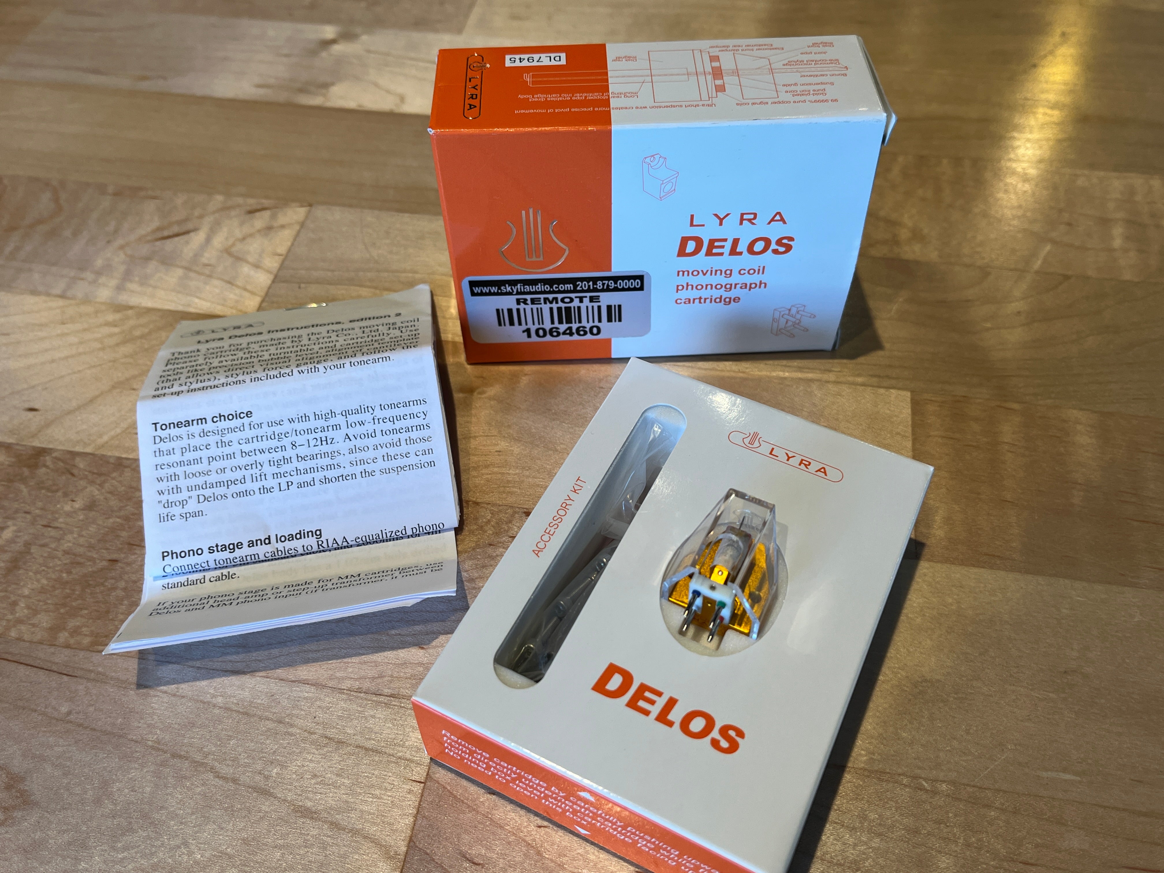 Lyra Delos MC Phono Cartridge - Factory Refurbished