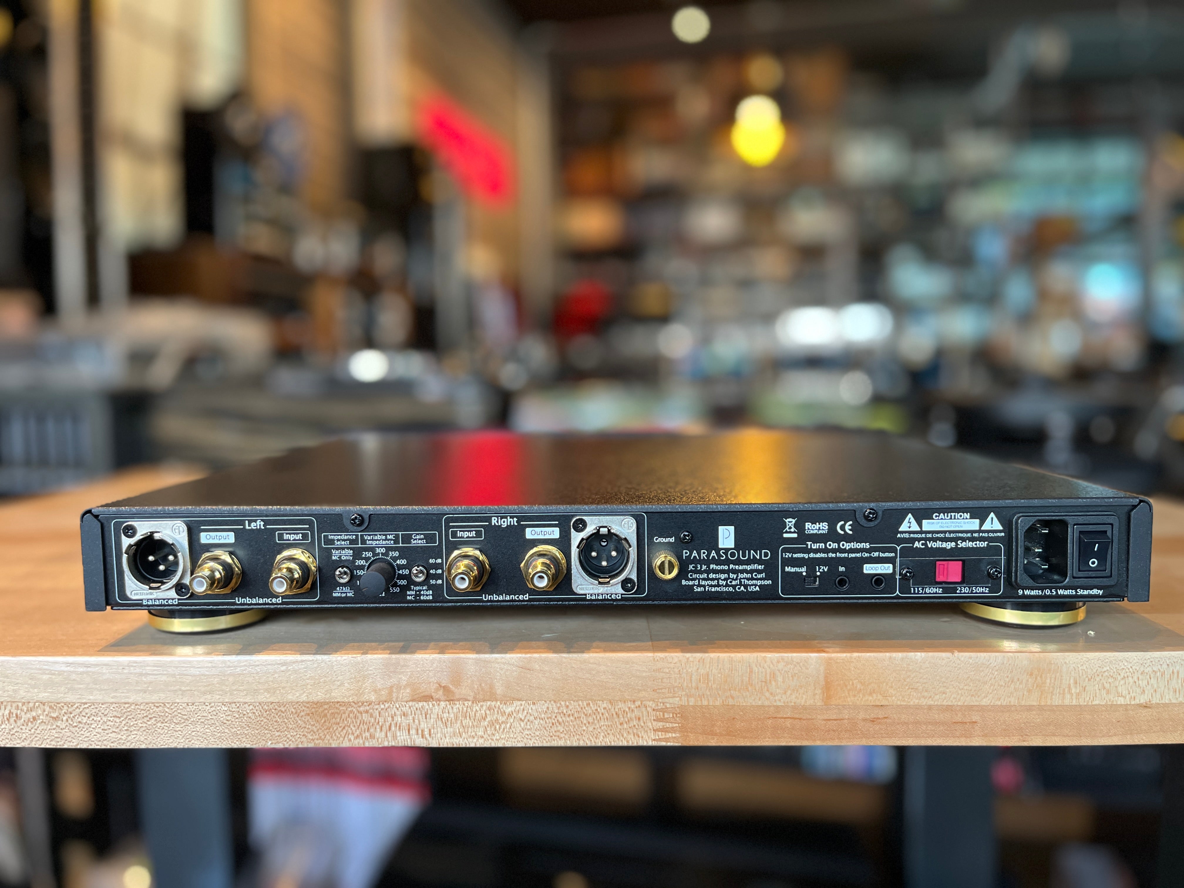 Parasound JC3 Jr. Phono Preamp - Compact and High Performance