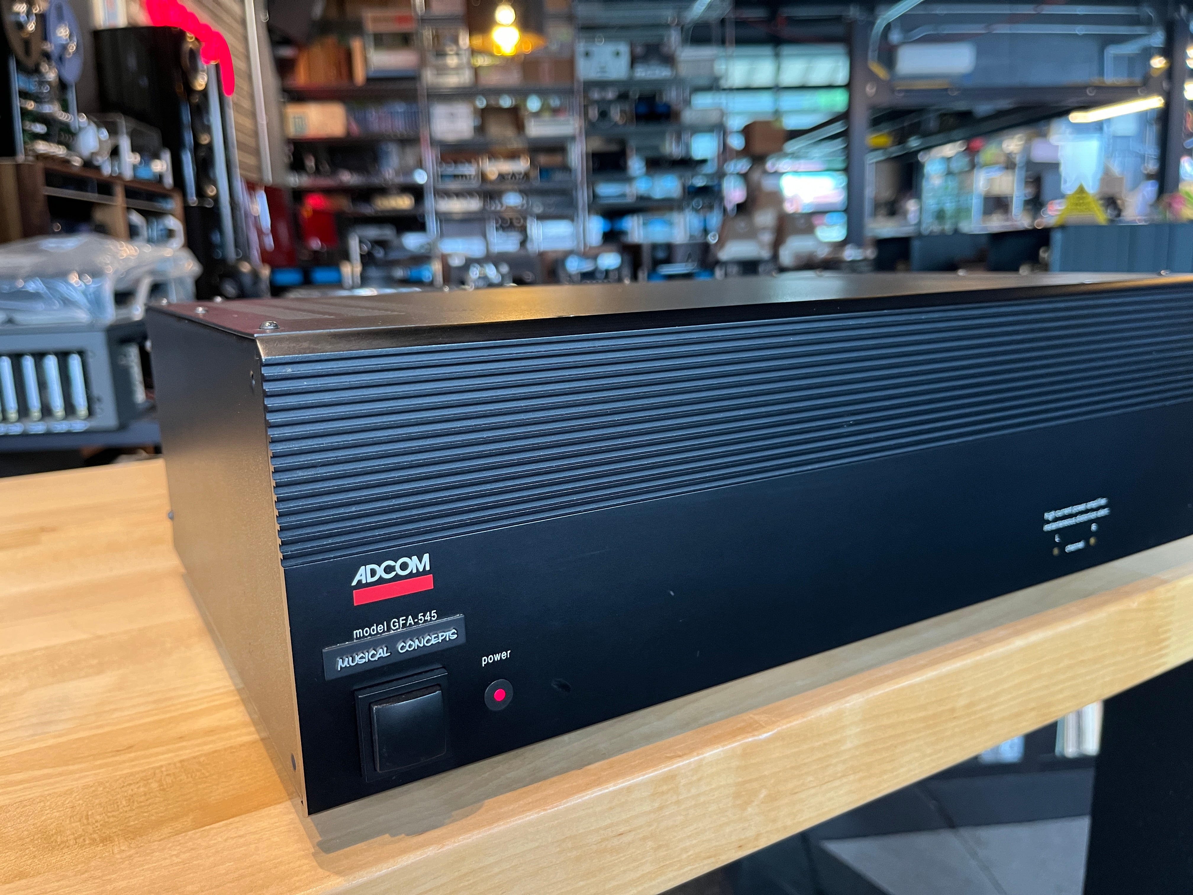Adcom GFA-545 Solid State Amplifier - Upgraded by Musical Concepts