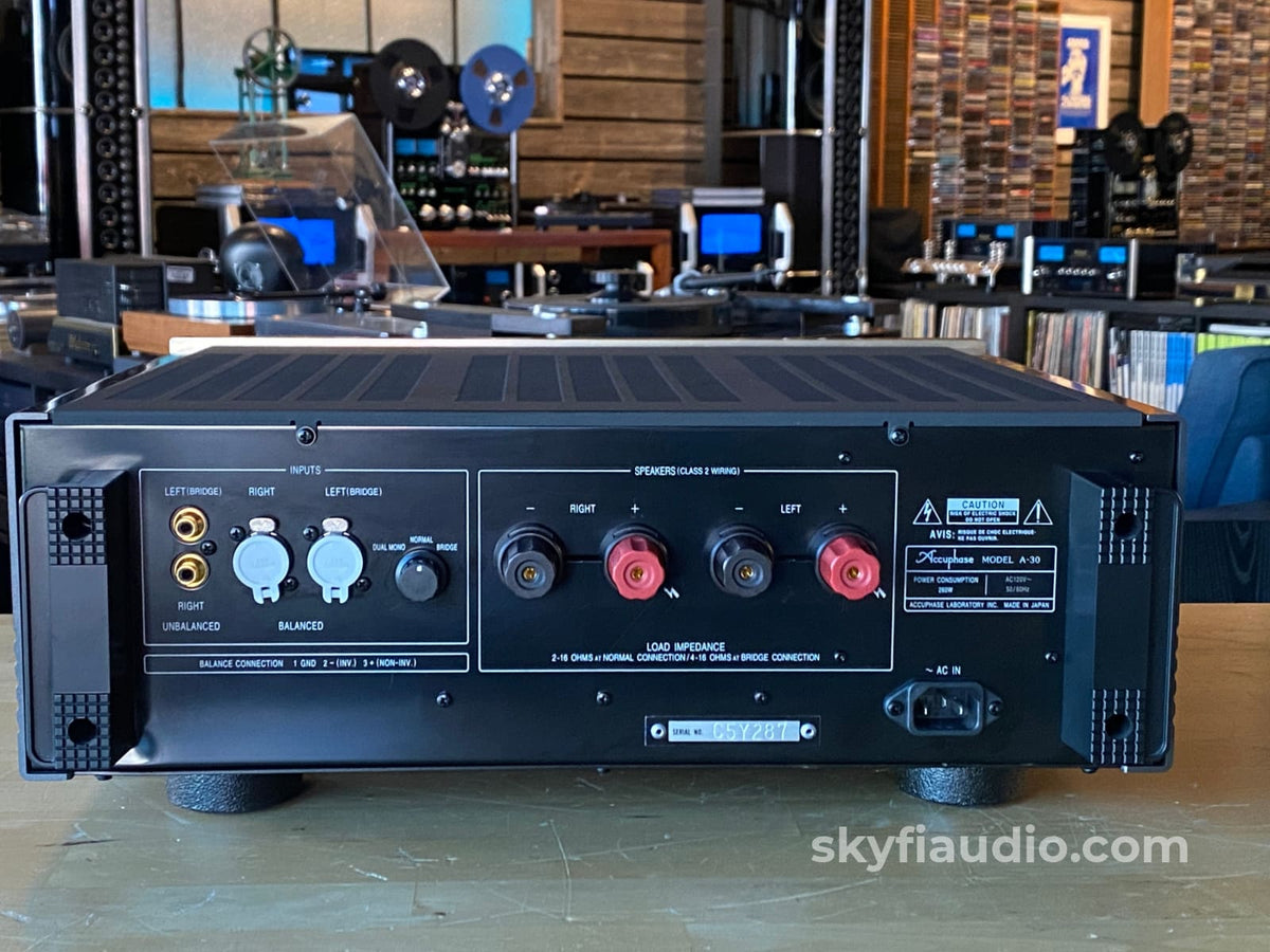 Accuphase A-30 Solid State Class-A Amplifier