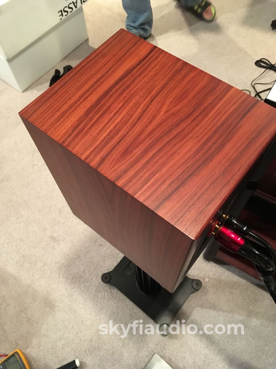 Acoustic Energy Ae-1 Speakers With Matching Stands